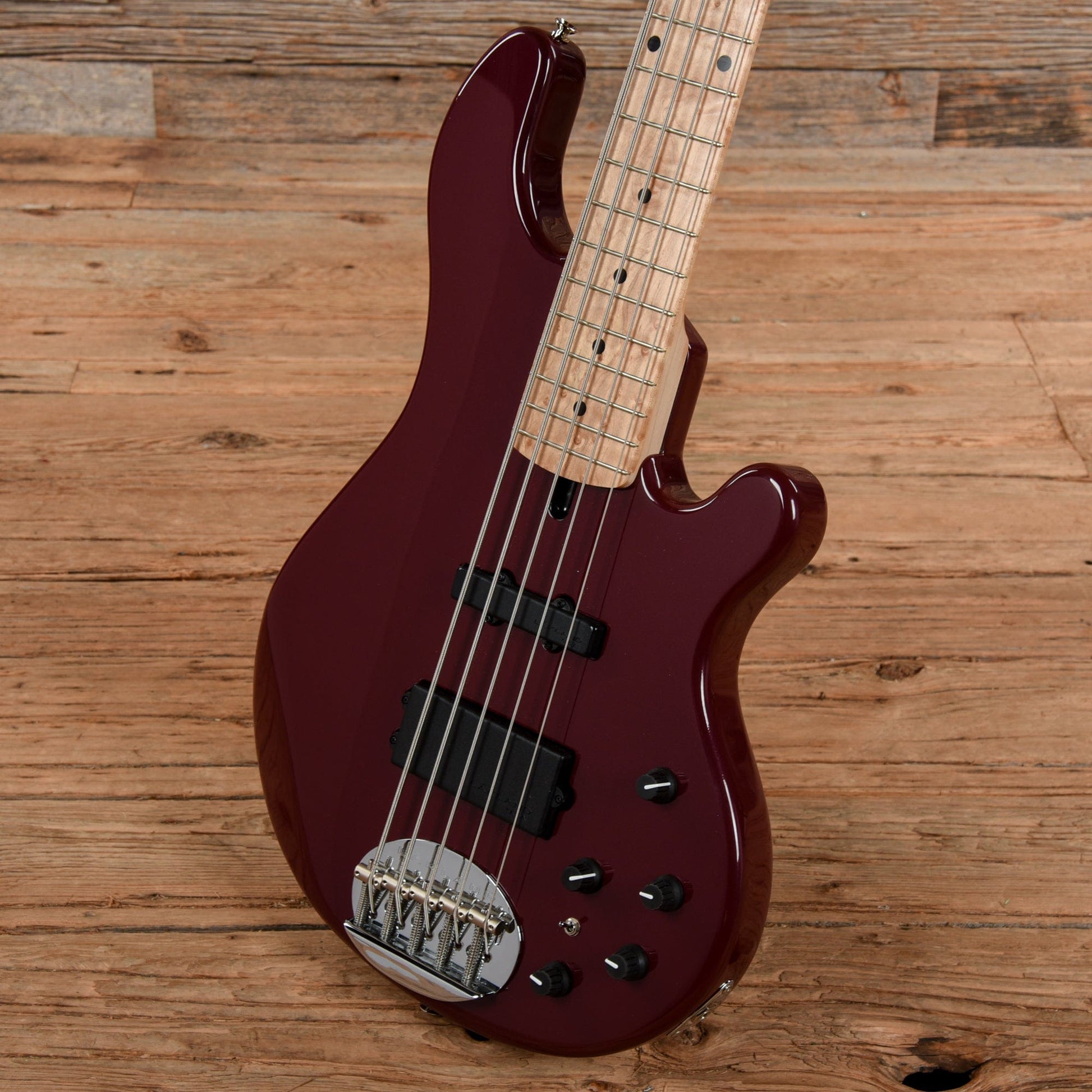 Lakland USA 55-94 Deluxe Burgundy Metallic Bass Guitars / 5-String or More
