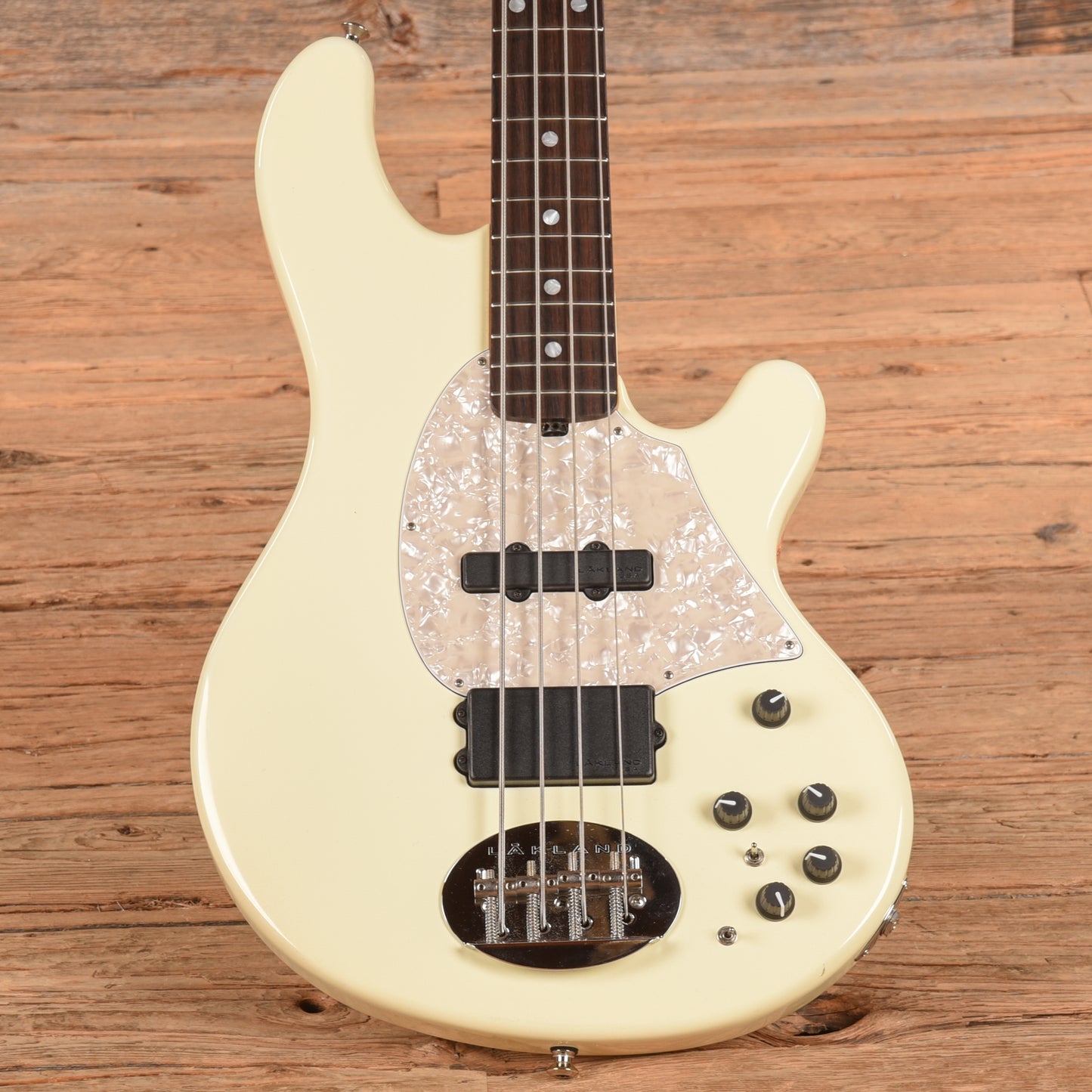 Lakland 494 White Bass Guitars