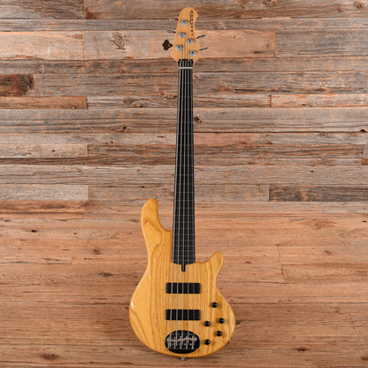 Lakland Skyline Fretless 5-String Bass Natural Bass Guitars