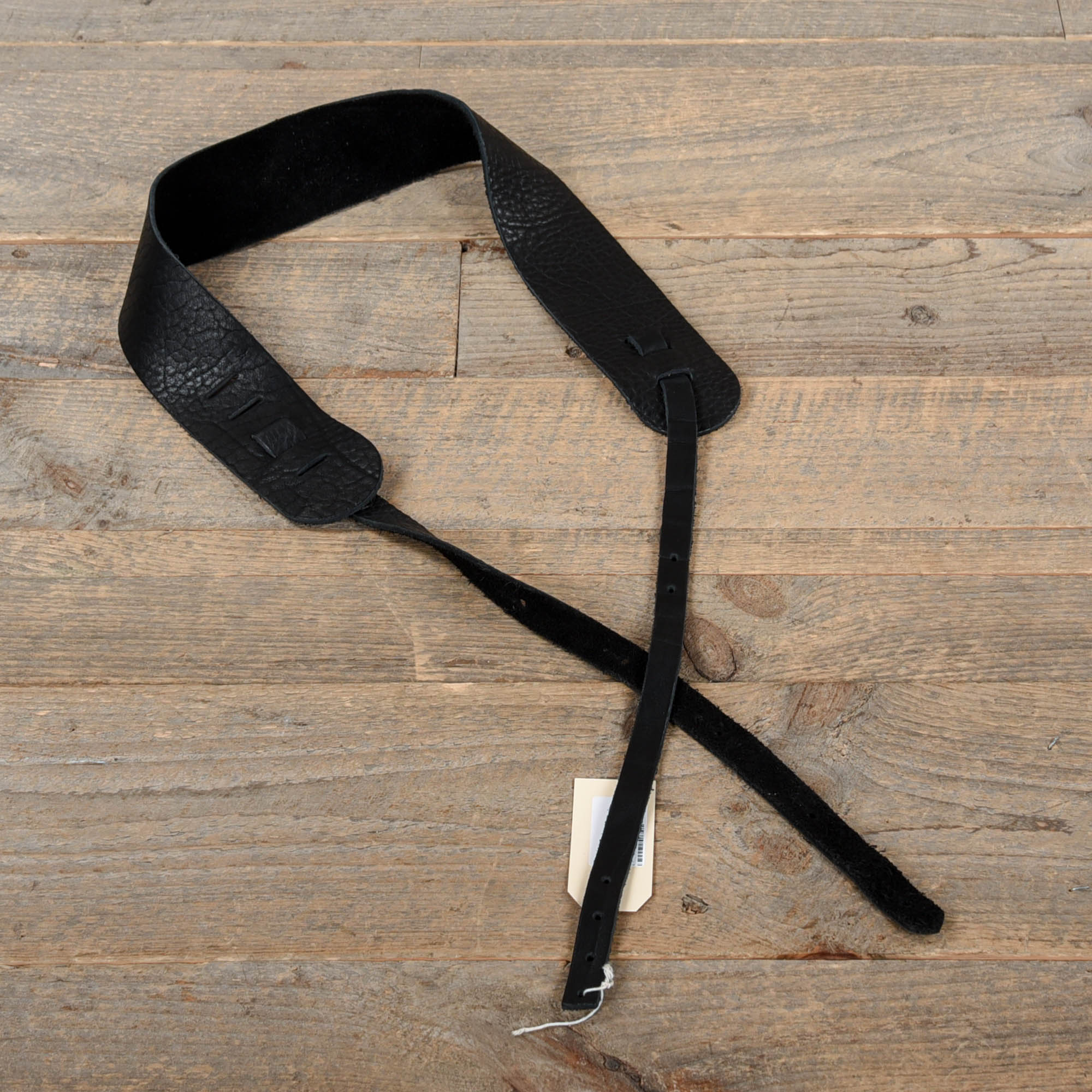 Lakota Leathers Dobro Guitar Strap 3" Black Chicago Music Exchange