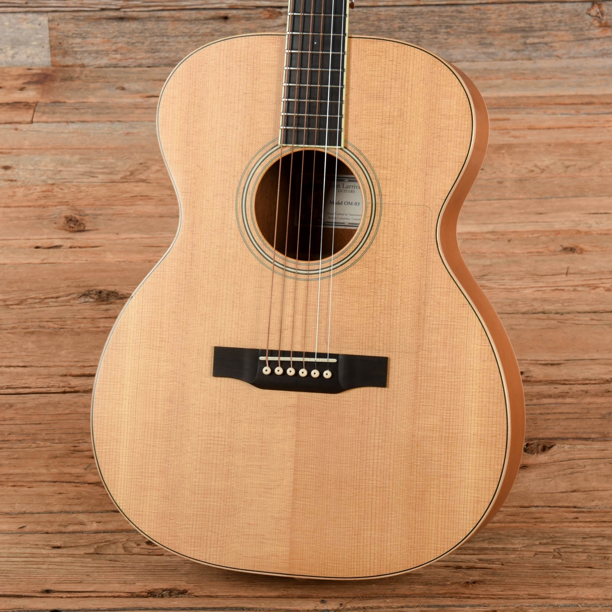 Larrivee OM-03 Natural 2004 Acoustic Guitars / OM and Auditorium