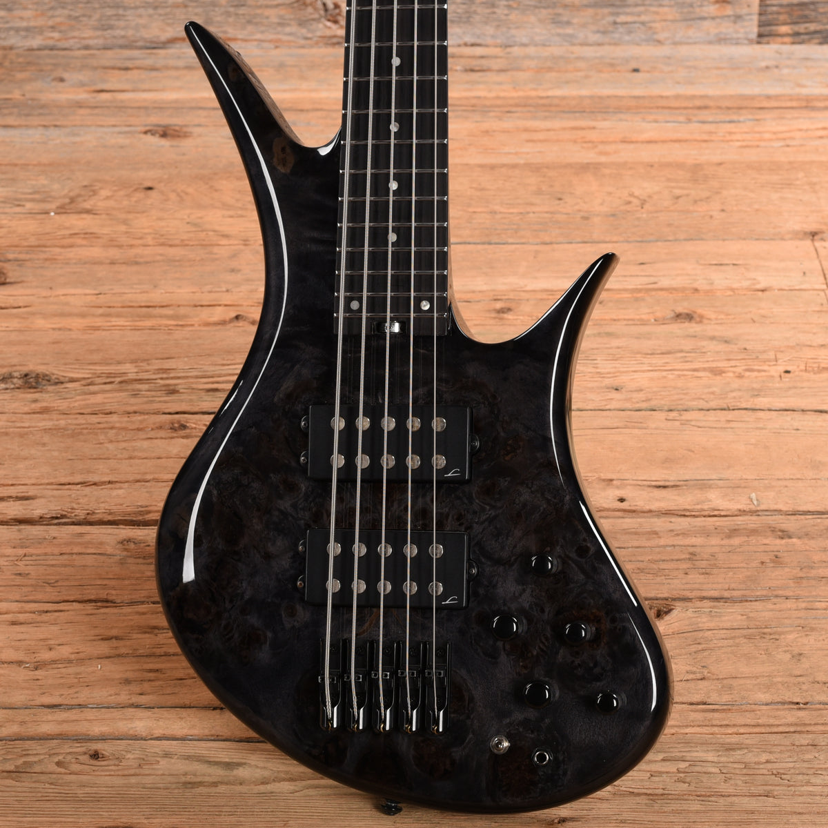 Legator HB5SS Super Shred Trans-Black Bass Guitars