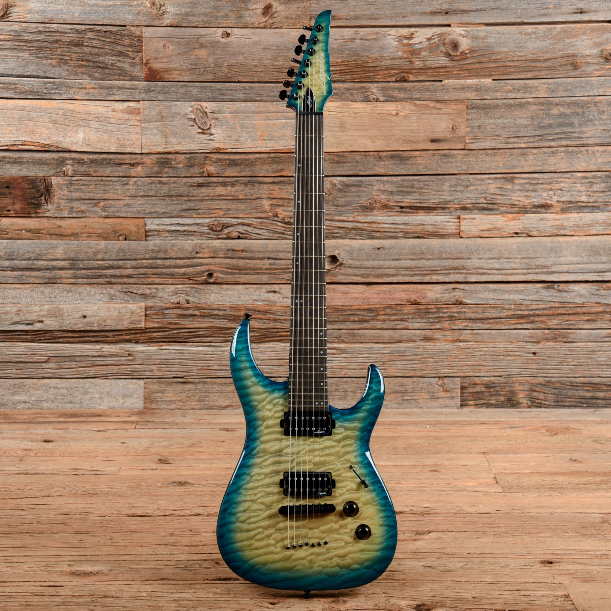 Legator Ninja SE7 Teal Burst – Chicago Music Exchange