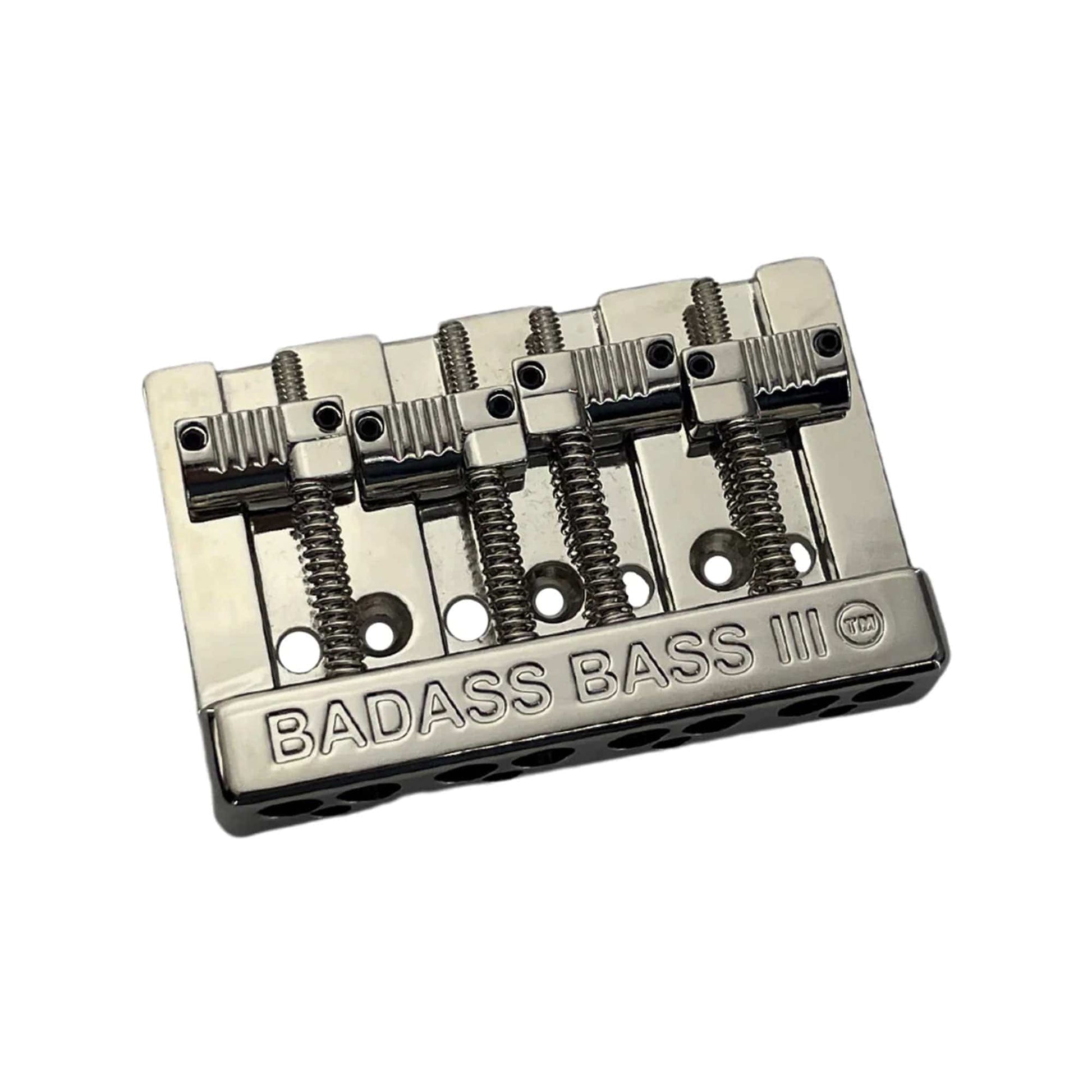 Leo Quan Badass III 4-String Bass Bridge Grooved Saddles Nickel Parts / Amp Parts