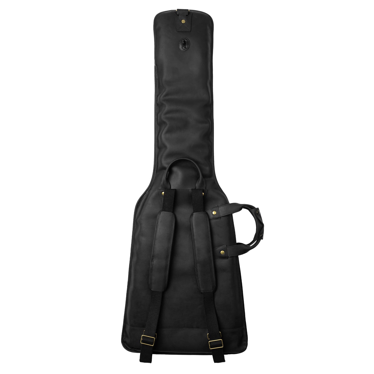 Levy's Solera Series Black Leather Bass Bag Accessories / Cases and Gig Bags / Bass Cases