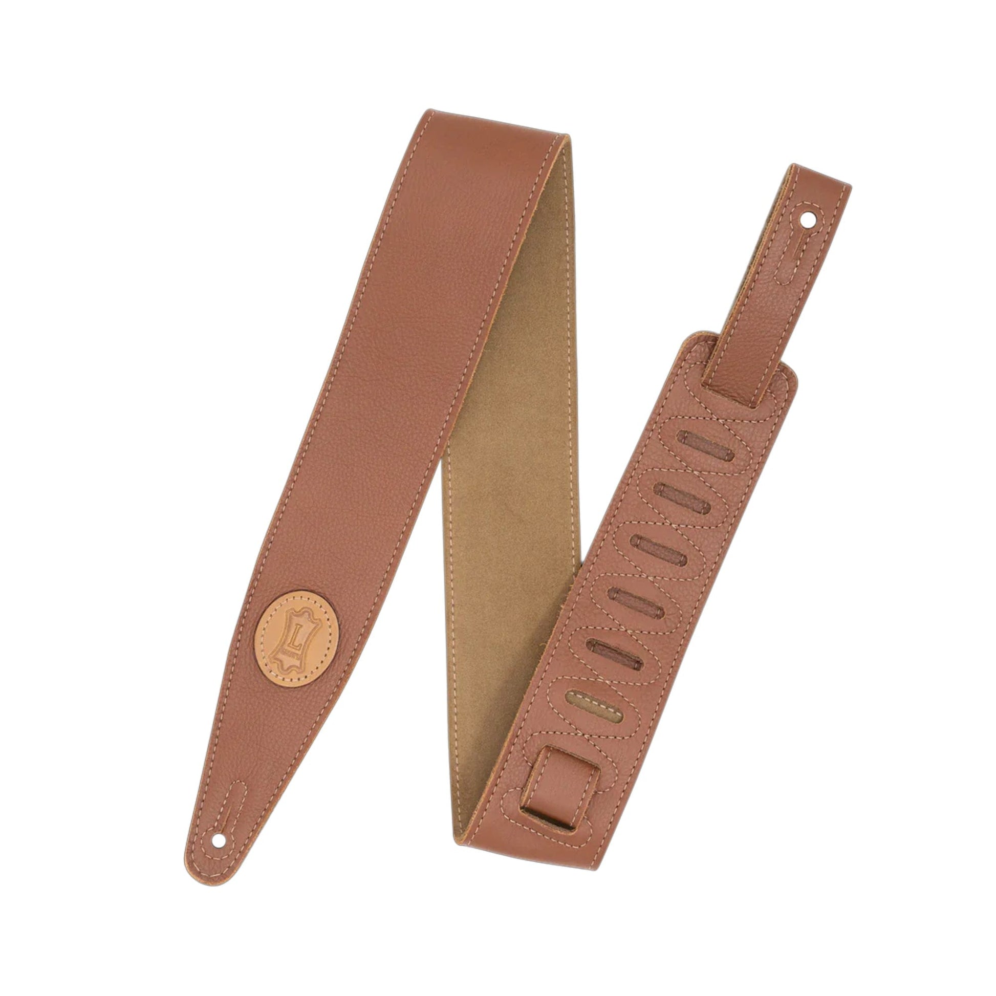 Levy's 2.5" Garment Leather Strap Tan w/Sand Suede Backing Accessories / Straps