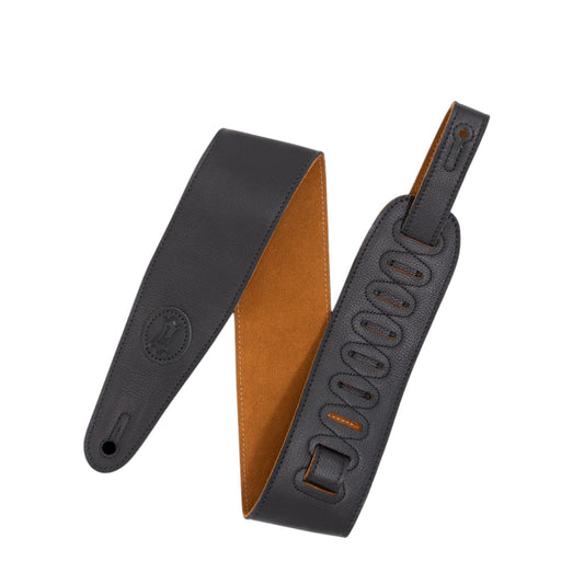 Levy's 3" Garment Leather Strap Black w/Honey Suede Backing Accessories / Straps