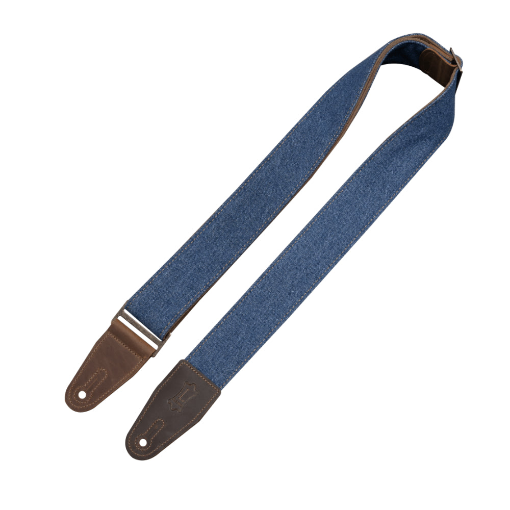 Levy's Denim Series 2" Wide Denim Guitar Strap Blue Accessories / Straps