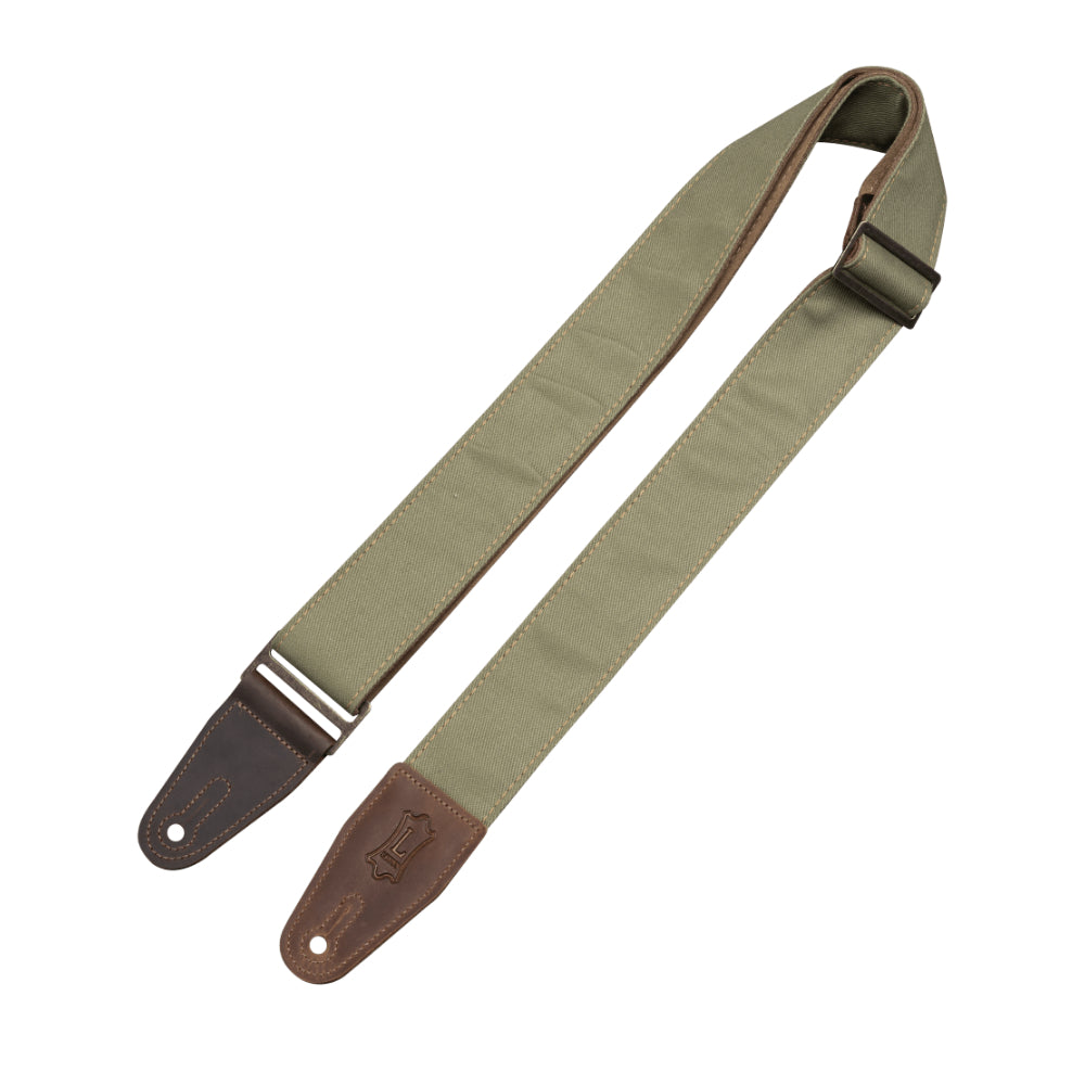 Levy's Denim Series 2" Wide Denim Guitar Strap Green Wash Accessories / Straps