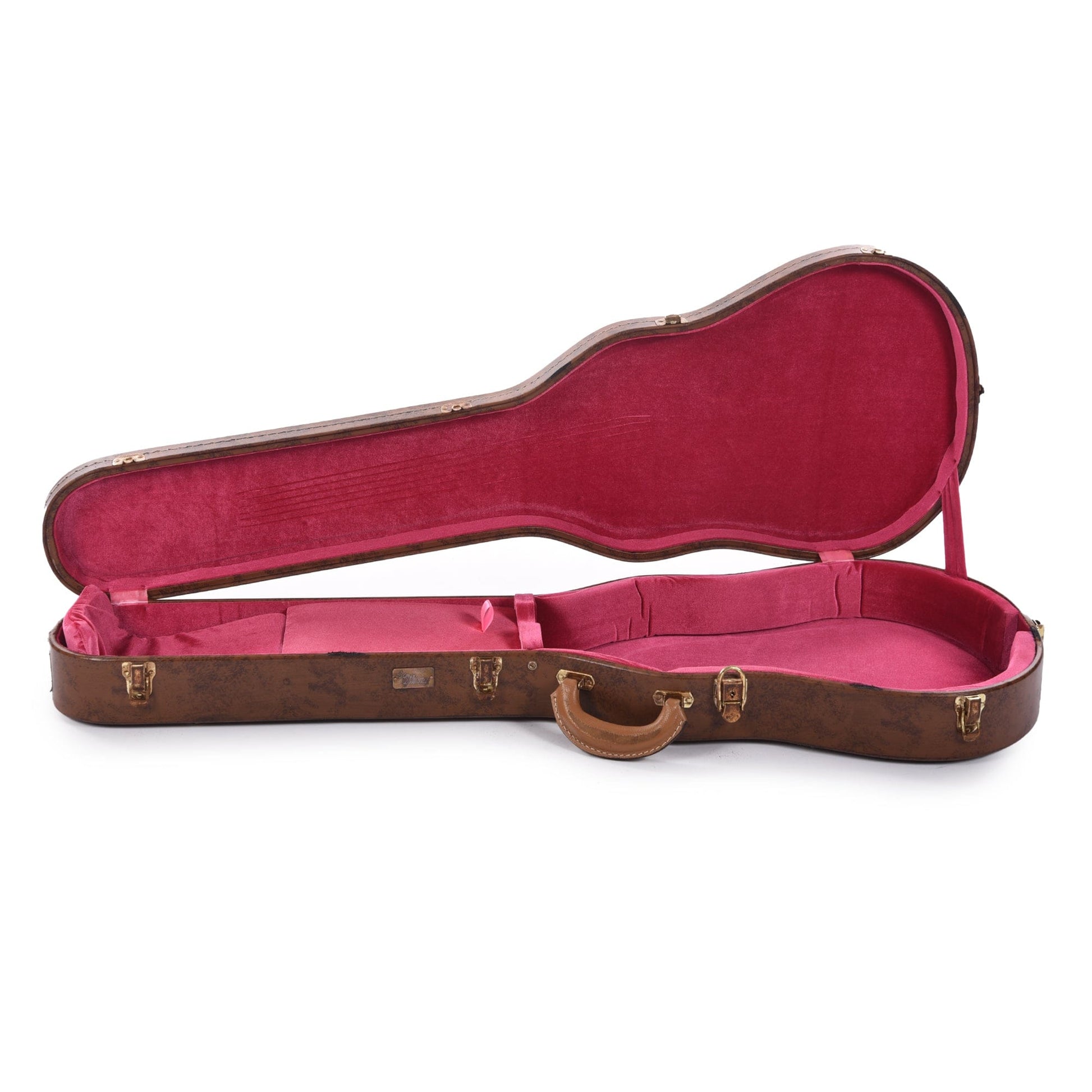 Lifton Historic "5-Latch" Hardshell Case Les Paul Aged Brown/Pink Accessories / Cases and Gig Bags / Guitar Cases