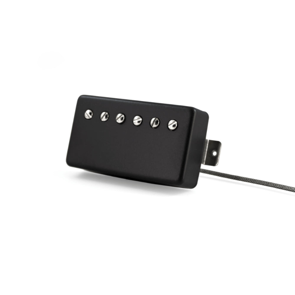 Lindy Fralin High Output Bridge Humbucker 52mm Black Cover 4 Conductor with Shield Parts / Guitar Pickups