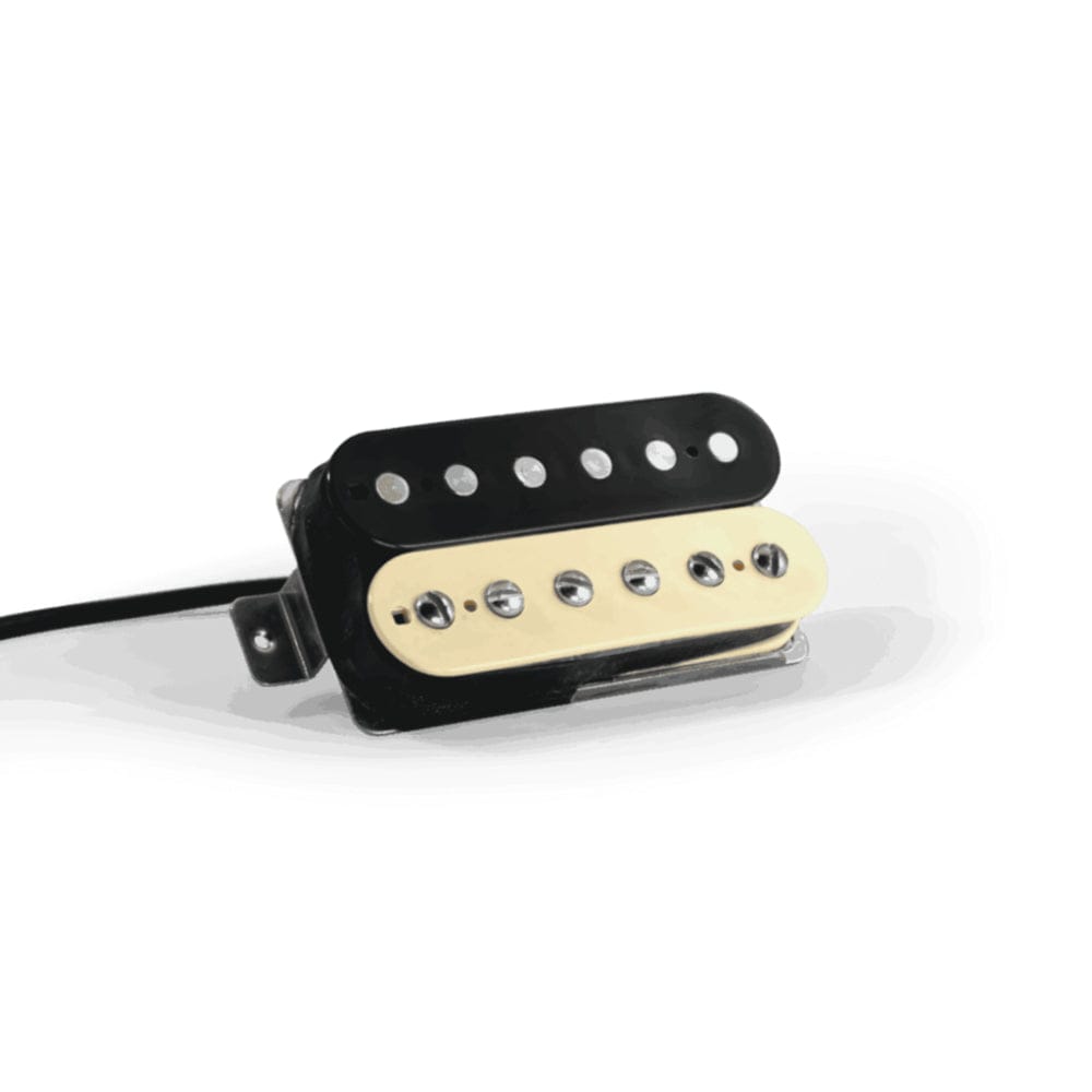 Lindy Fralin High Output Bridge Humbucker 52mm Vintage Zebra 4 Conductor with Shield Parts / Guitar Pickups