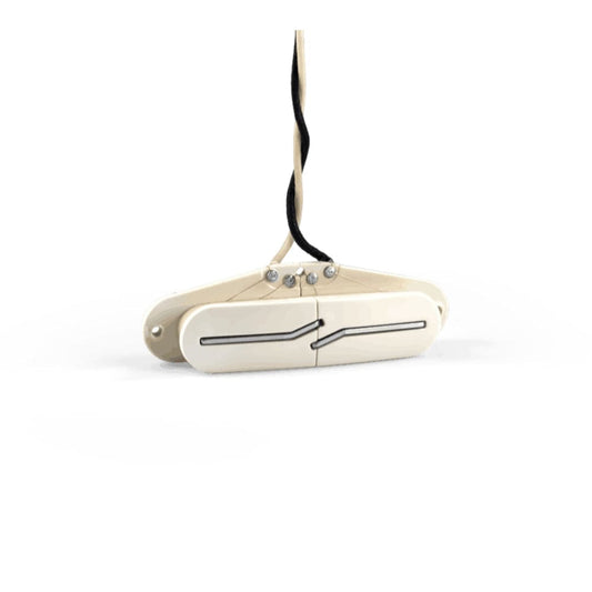 Lindy Fralin Split Blade for Mustang Neck Pickup Parchment Blues Output Round (7.25" to 9" Radius) Parts / Guitar Pickups