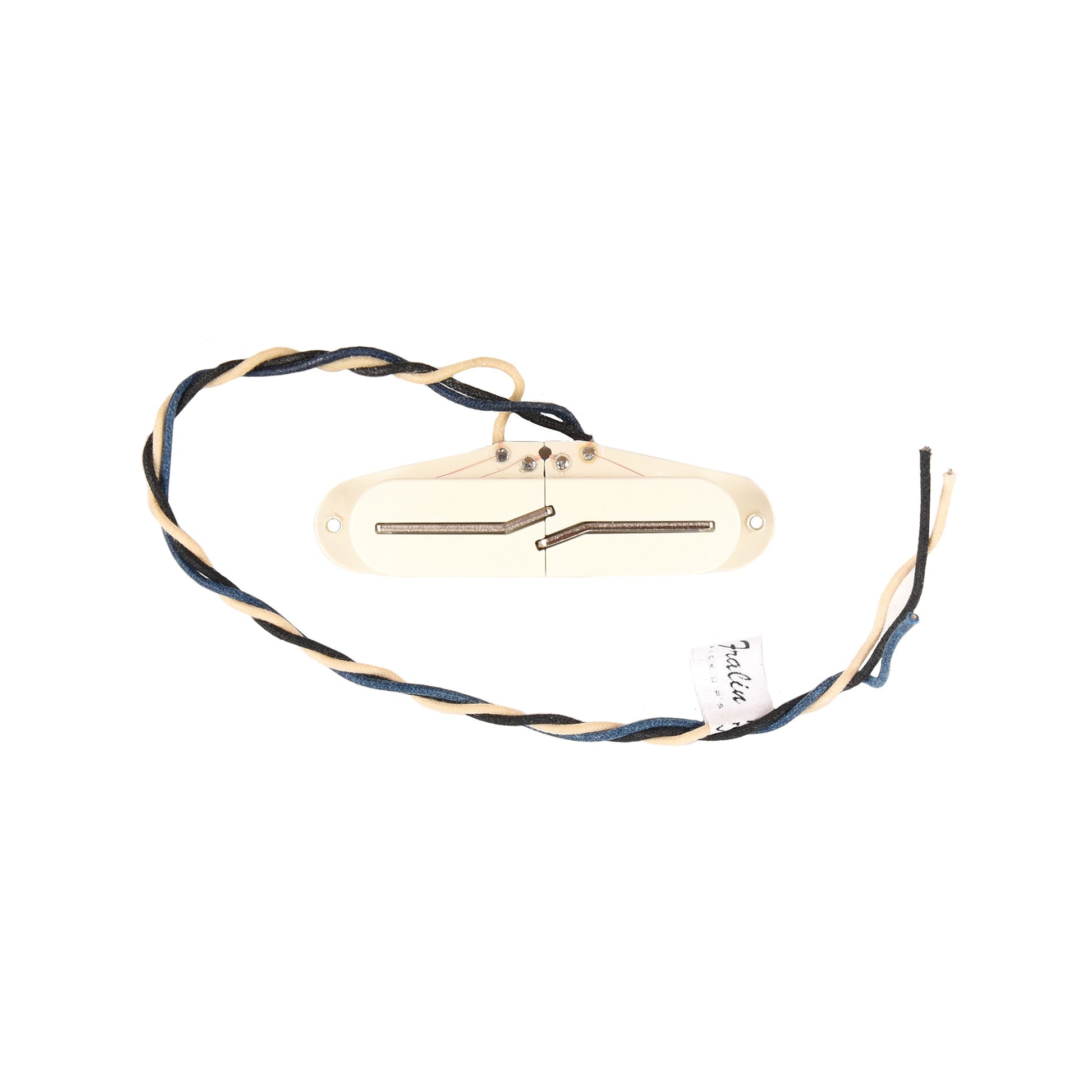 Lindy Fralin Split Blade for Mustang Neck Pickup Parchment Vintage Output Medium (9.5" to 11" Radius) Parts / Guitar Pickups