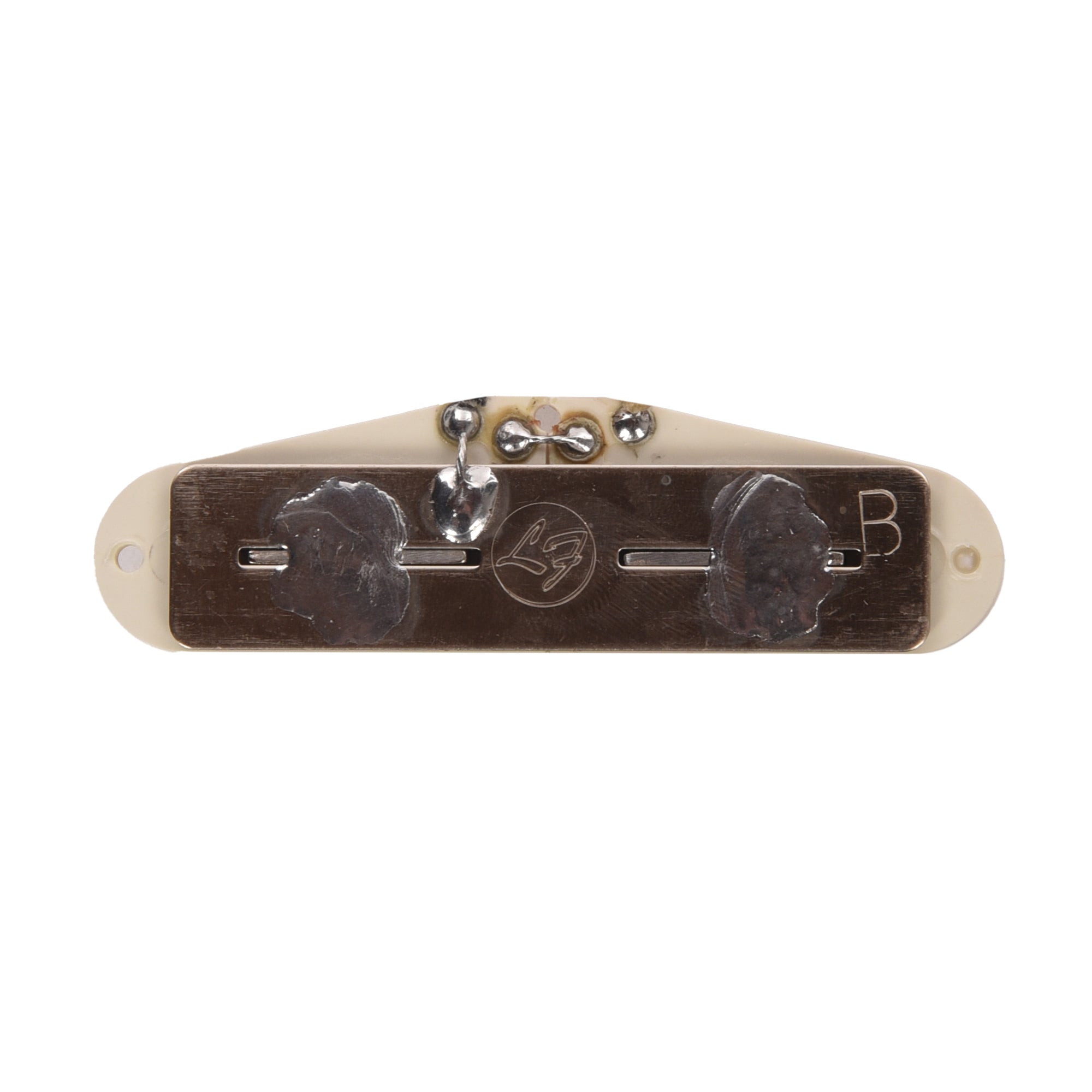 Lindy Fralin Split Blade Strat Bridge Pickup Parchment Blues Output Medium (9.5