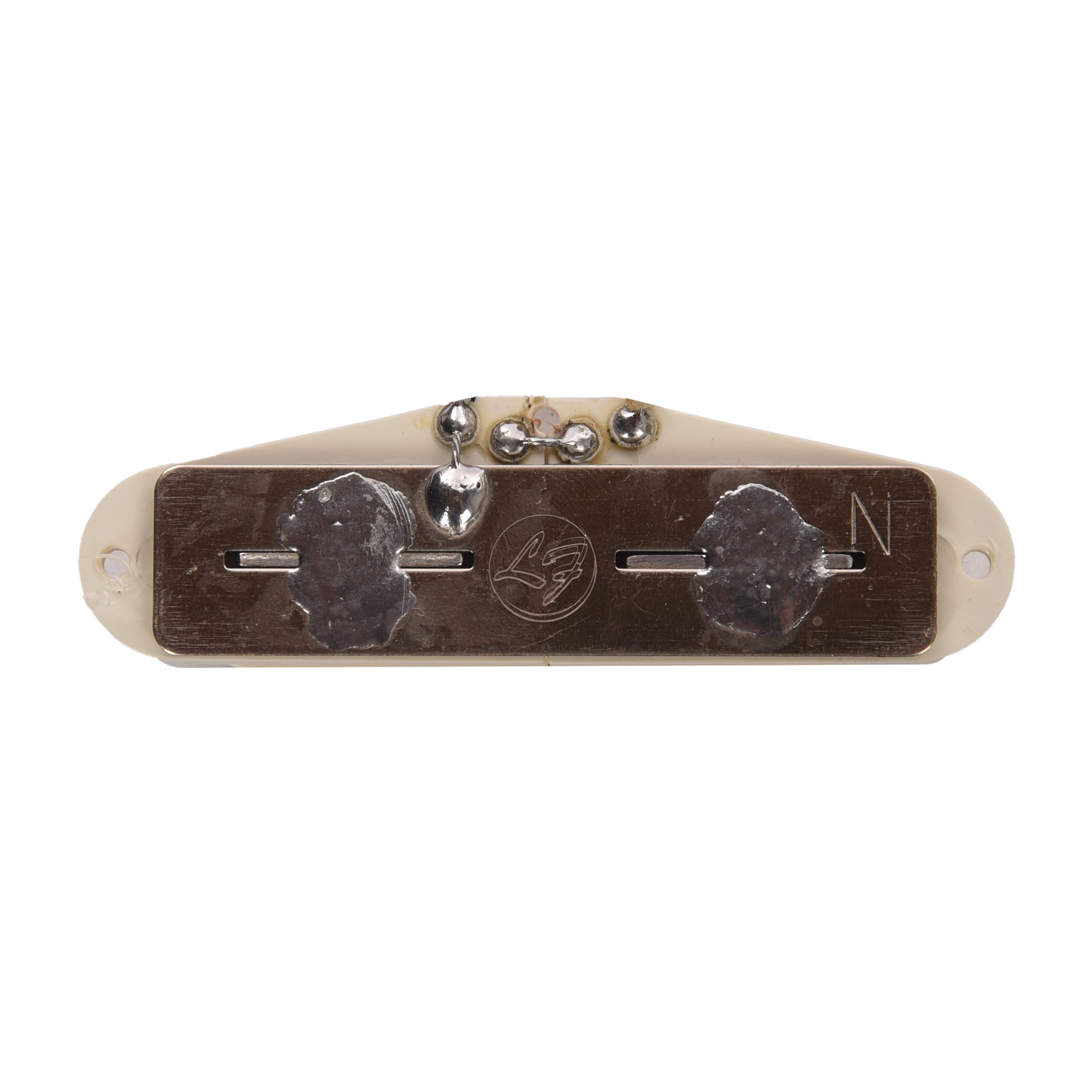 Lindy Fralin Split Blade Strat Neck Pickup Parchment Blues Output Medium (9.5