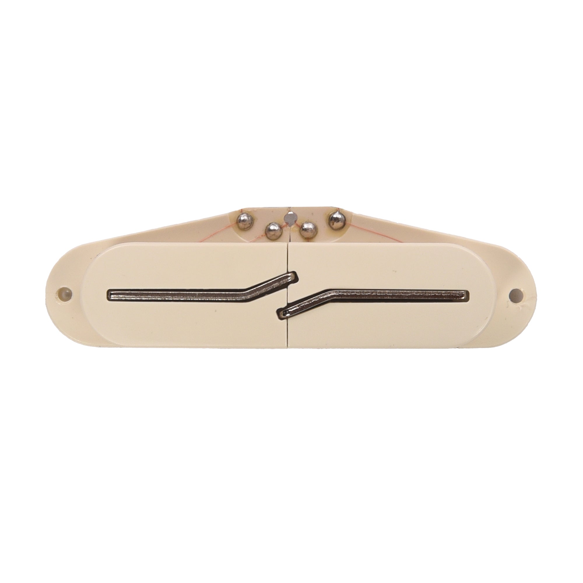 Lindy Fralin Split Blade Strat Neck Pickup Parchment Vintage Output Medium (9.5