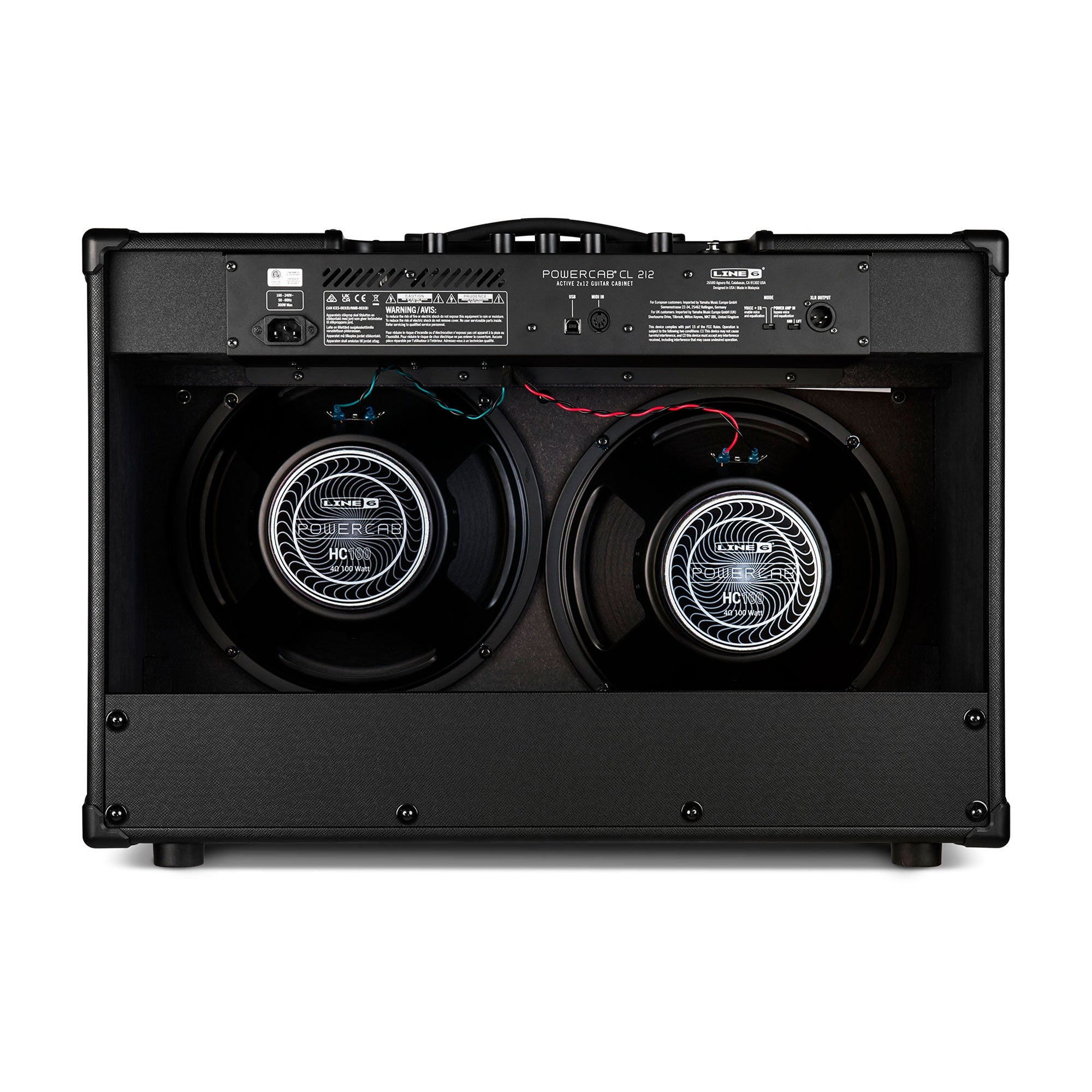 Line 6 PowerCab CL 212 200w 2x12 Multi-Voice Active Guitar Speaker System Amplifiers