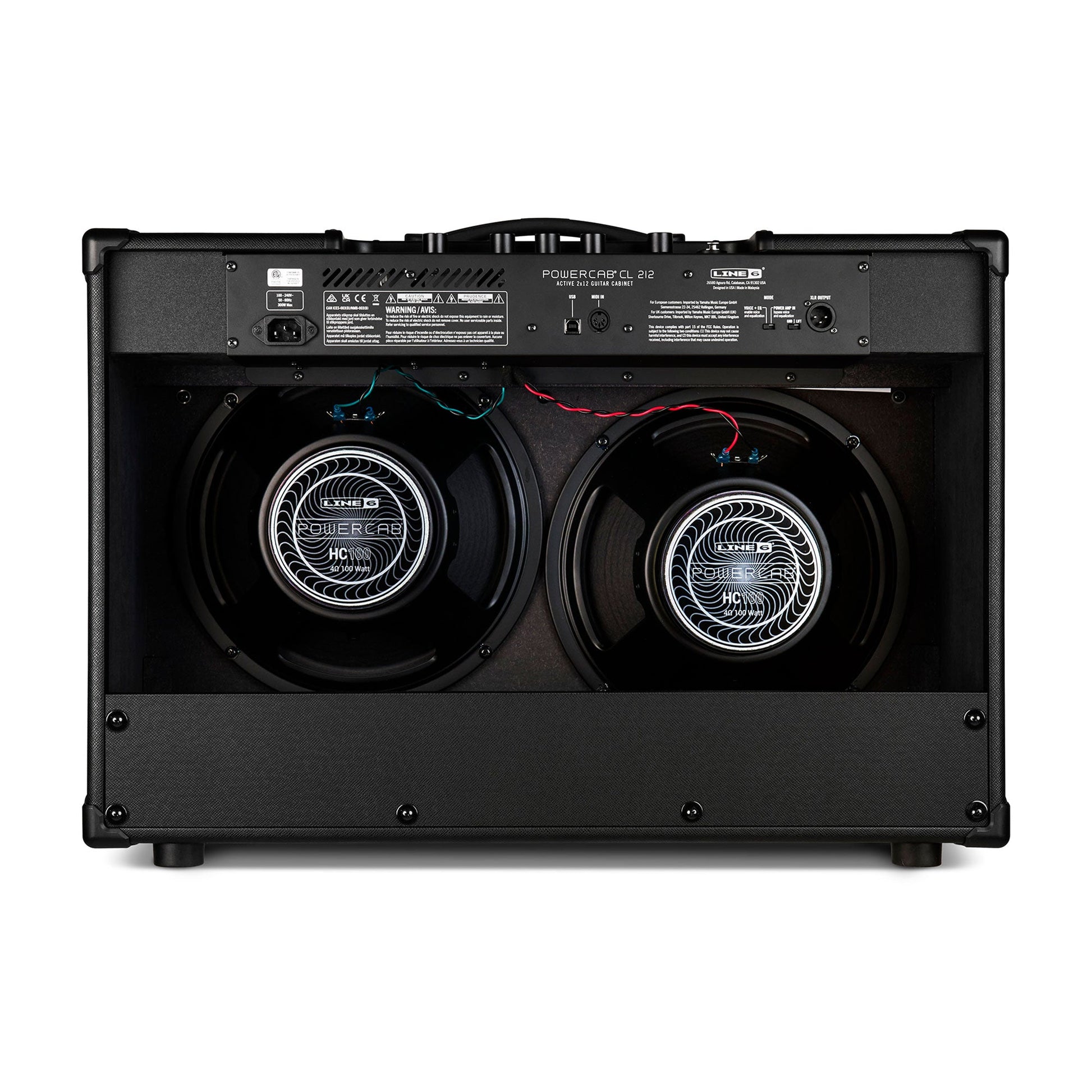 Line 6 PowerCab CL 212 200w 2x12 Multi-Voice Active Guitar Speaker System Amplifiers