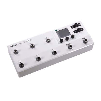 Line 6 HX Stomp XL Guitar Multi-Effects Floor Processor White Effects and Pedals / Cabinet Simulators