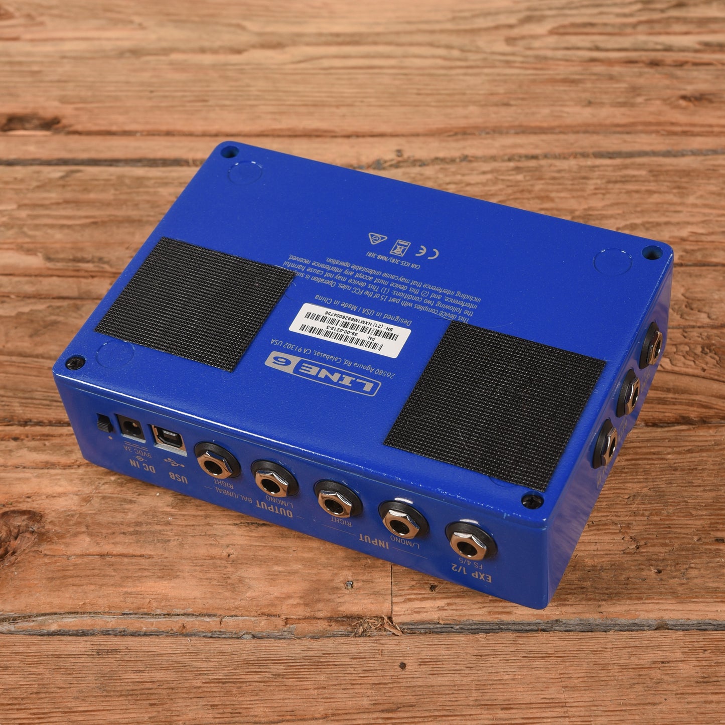 Line 6 HX Stomp Lightning Blue Effects and Pedals / Multi-Effect Unit