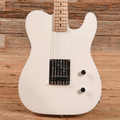 Logan Custom Custom T-Style White Electric Guitars / Solid Body