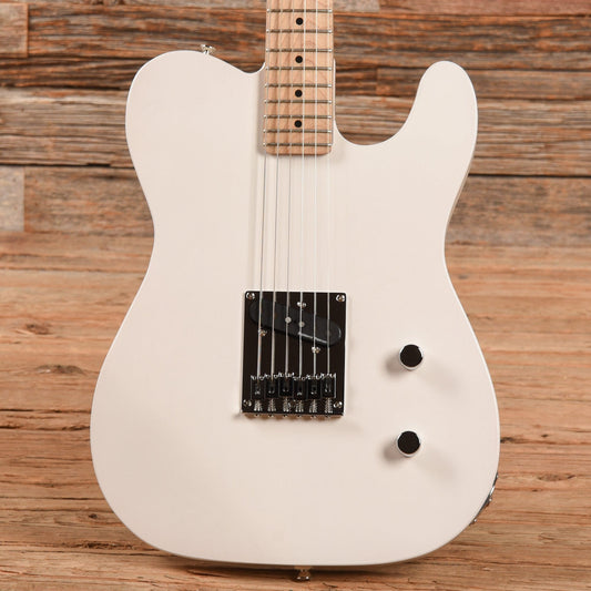 Logan Custom Custom T-Style White Electric Guitars / Solid Body