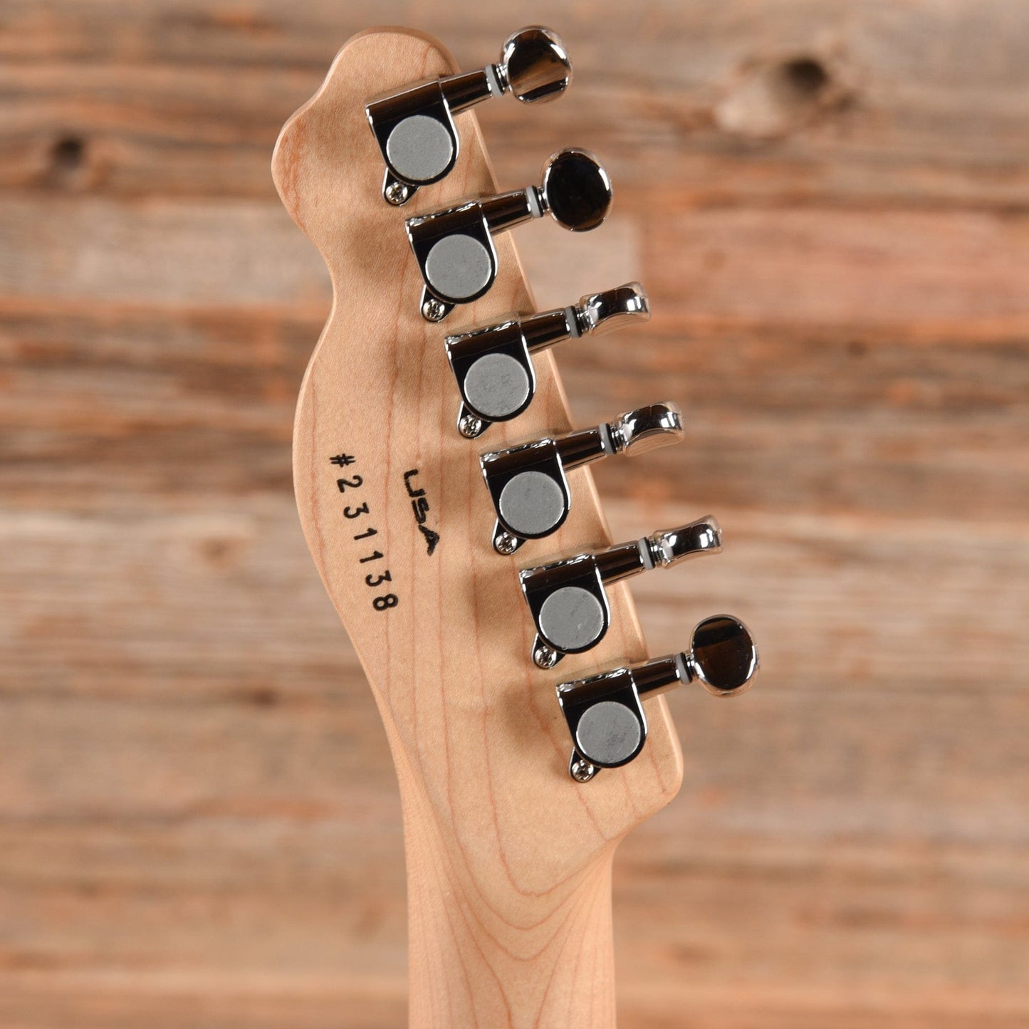 Logan Custom Custom T-Style White Electric Guitars / Solid Body