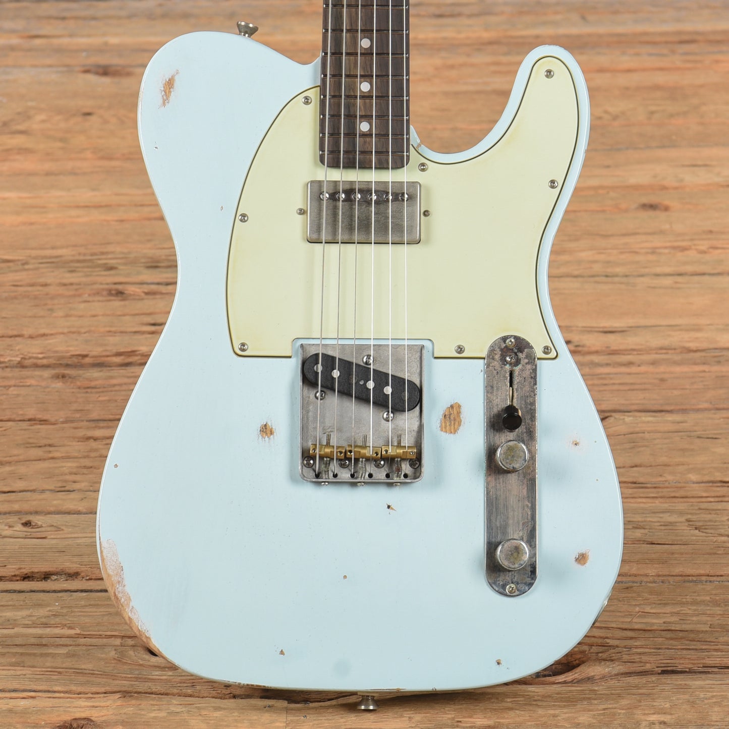 Logan Custom T-Style Sonic Blue Electric Guitars / Solid Body