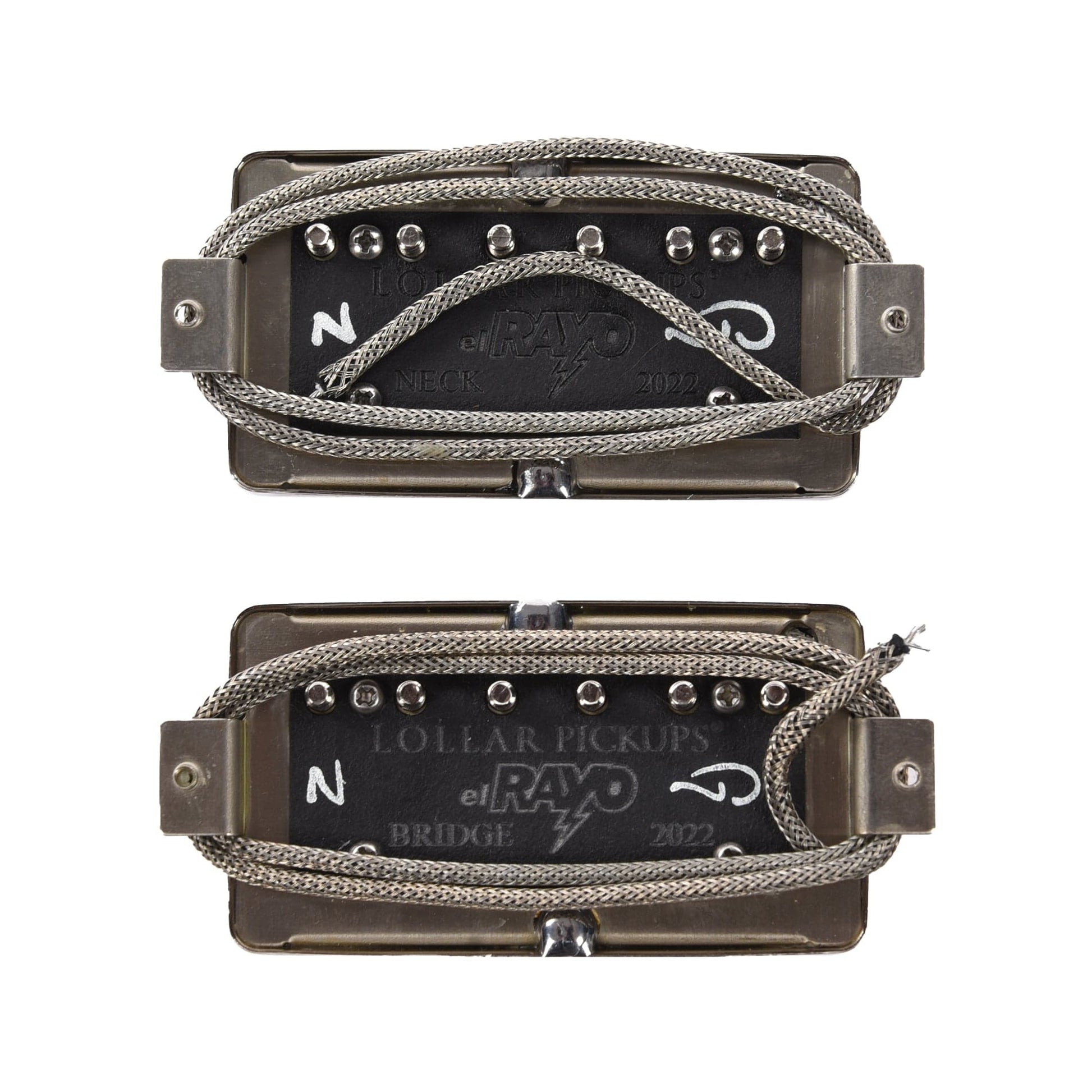 Lollar El Rayo Humbucker Set Single Conductor Nickel