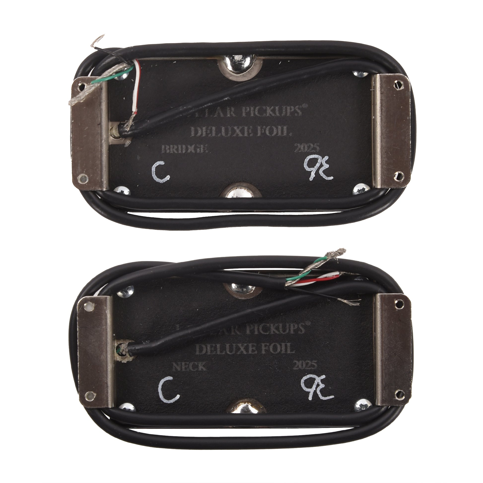 Lollar Deluxe Foil Humbucker Set Chrome Parts / Guitar Pickups