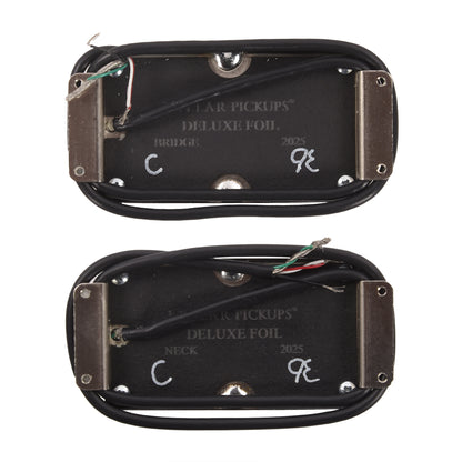 Lollar Deluxe Foil Humbucker Set Chrome Parts / Guitar Pickups