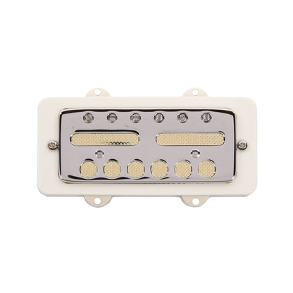 Lollar Gold Foil Jazzmaster Bridge Pickup Nickel Cover/Gold Foil/Parchment Mounting Ring Parts / Guitar Pickups