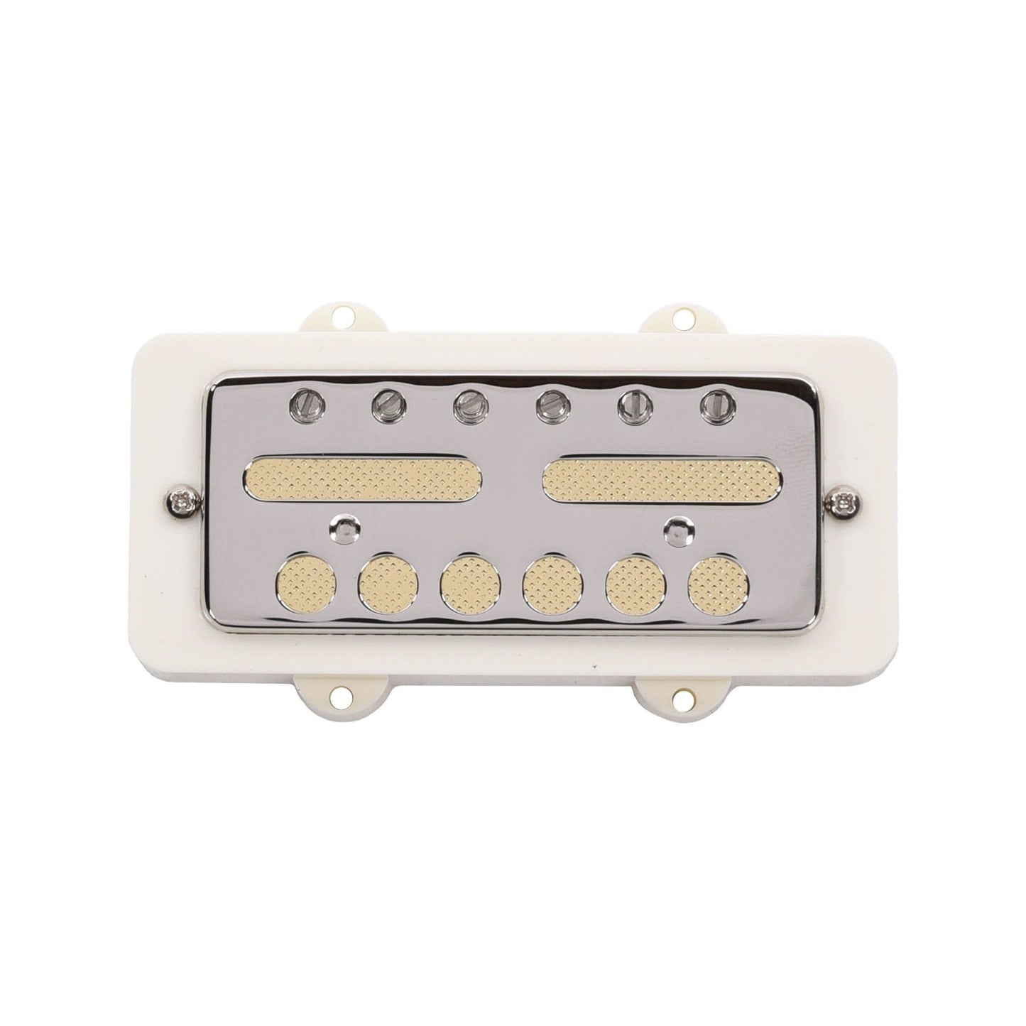 Lollar Gold Foil Jazzmaster Neck Pickup Nickel Cover/Gold Foil/Parchment Mounting Ring Parts / Guitar Pickups