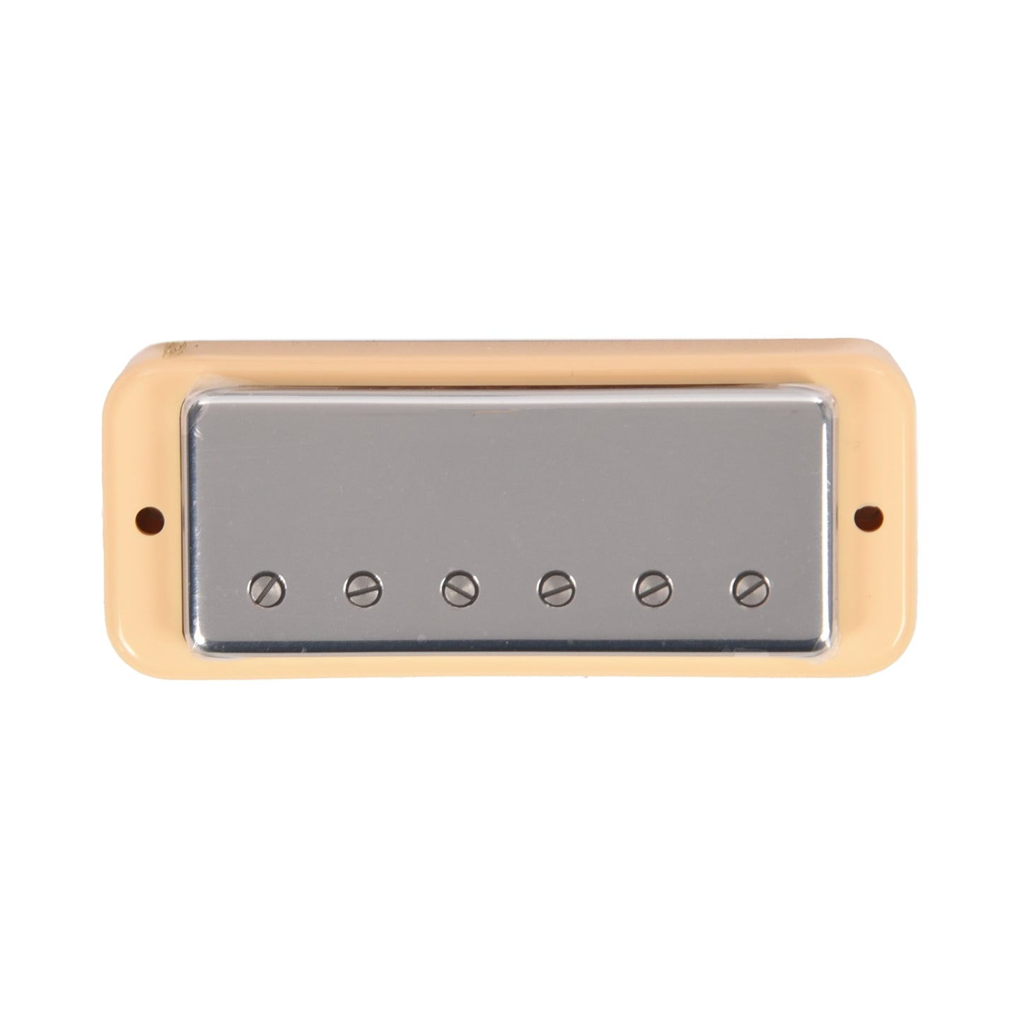 Lollar Mini Humbucker Bridge Position Chrome Soap Bar / LP Mount Cream Ring Single Conductor Parts / Guitar Pickups