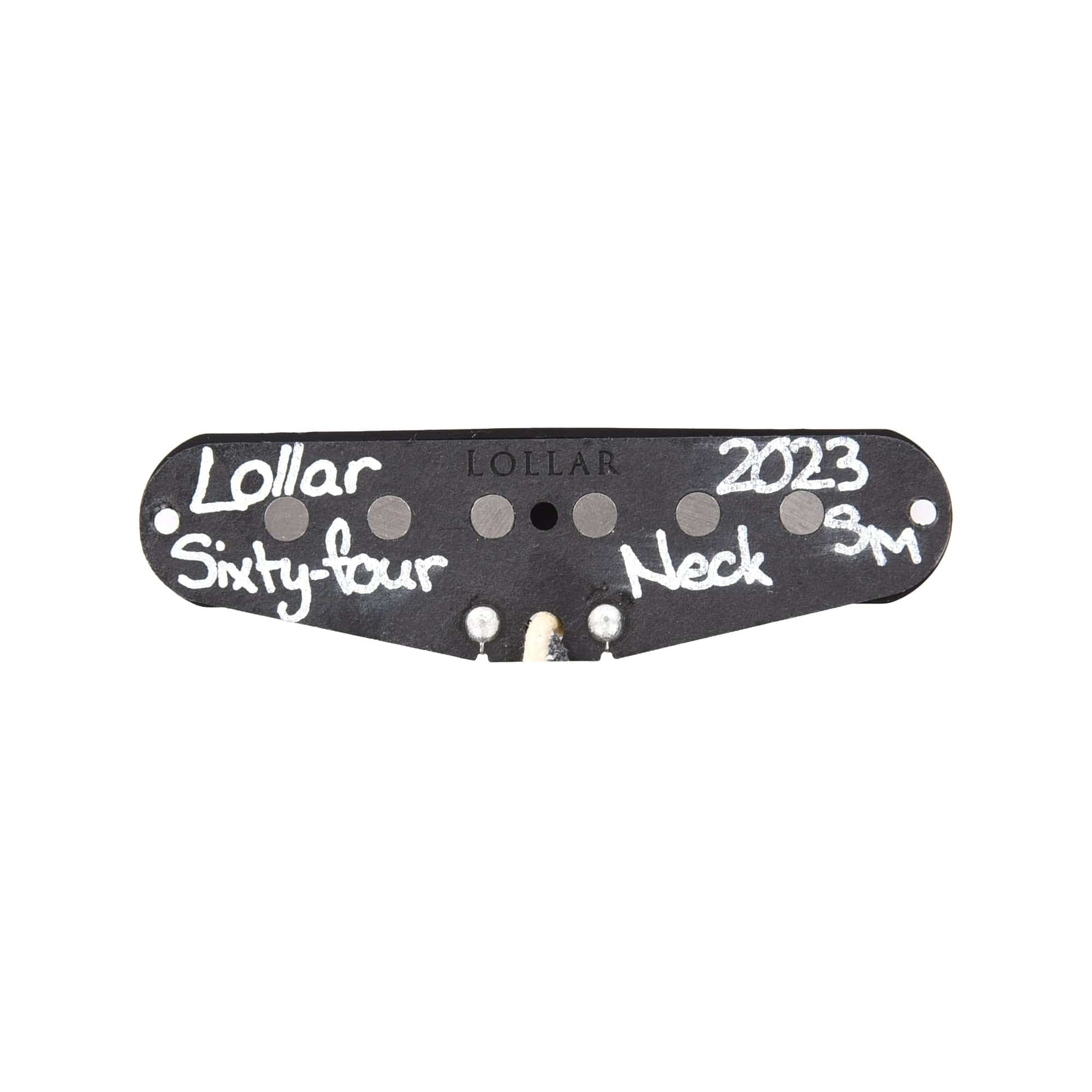 Lollar Sixty-Four Strat Flat Pole Neck Pickup Black Parts / Guitar Pickups