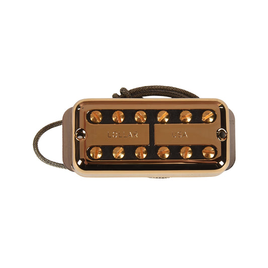 Lollar Lollartron Traditional Mod Bridge Pickup Gold w/Mount Option A Pickups & Preamps