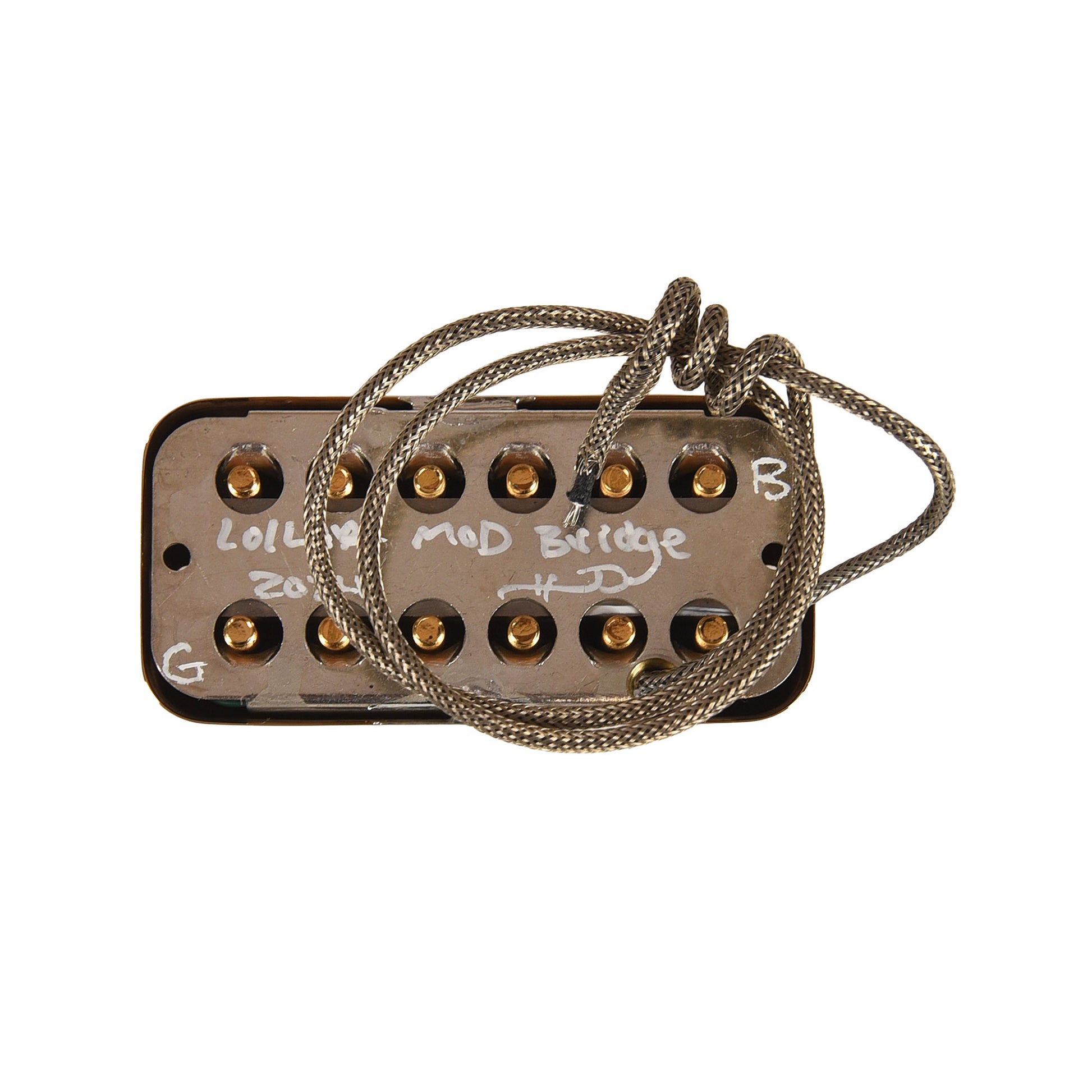 Lollar Lollartron Traditional Mod Bridge Pickup Gold w/Mount Option B Pickups & Preamps