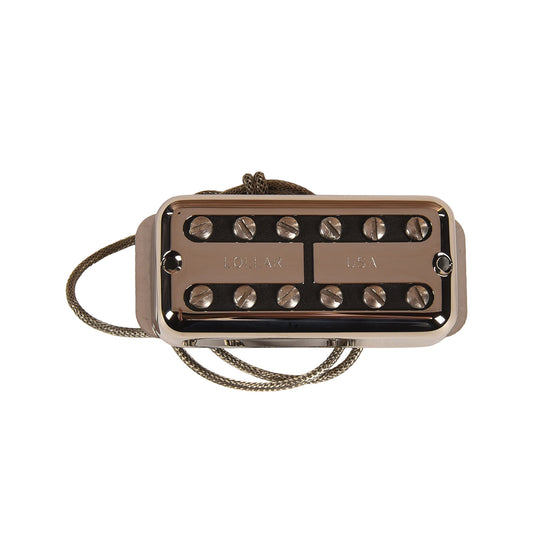 Lollar Lollartron Traditional Mod Neck Pickup Nickel w/Mount Option A Pickups & Preamps