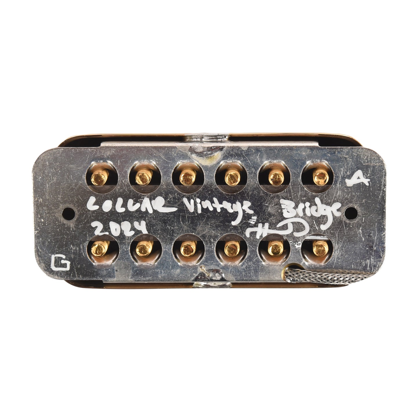 Lollar Lollartron Traditional Vintage Bridge Pickup Gold w/Mount Option A Pickups & Preamps