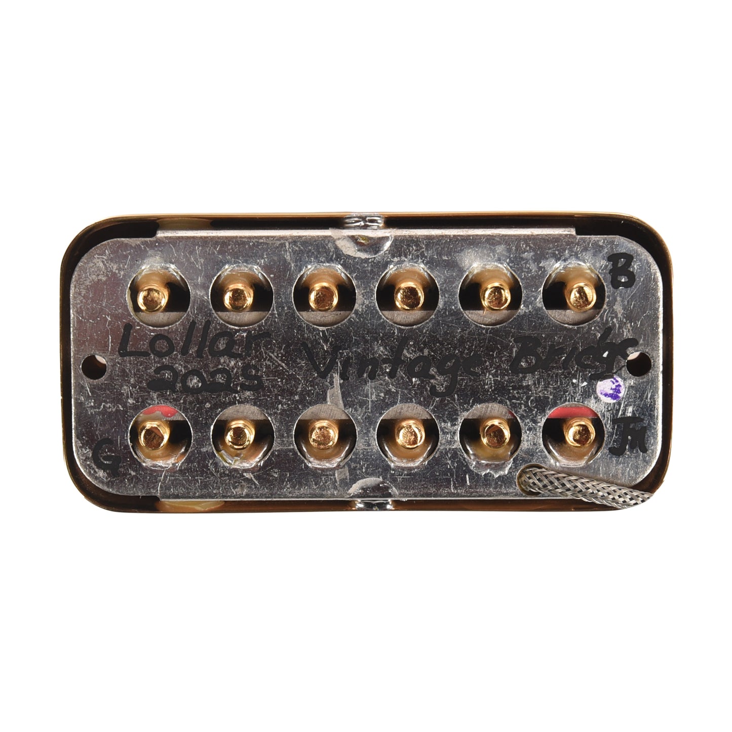 Lollar Lollartron Traditional Vintage Bridge Pickup Gold w/Mount Option B Pickups & Preamps