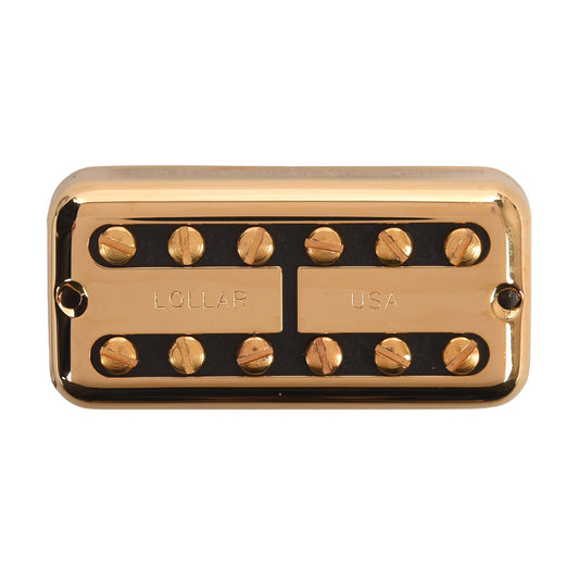 Lollar Lollartron Traditional Vintage Bridge Pickup Gold w/Mount Option B Pickups & Preamps