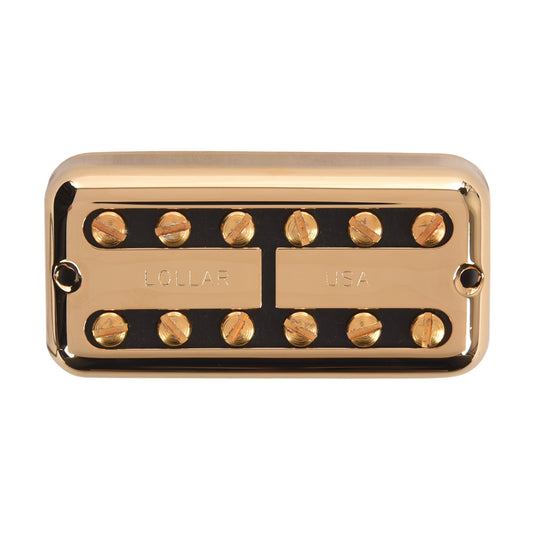 Lollar Lollartron Traditional Vintage Neck Pickup Gold w/Mount Option A Pickups & Preamps