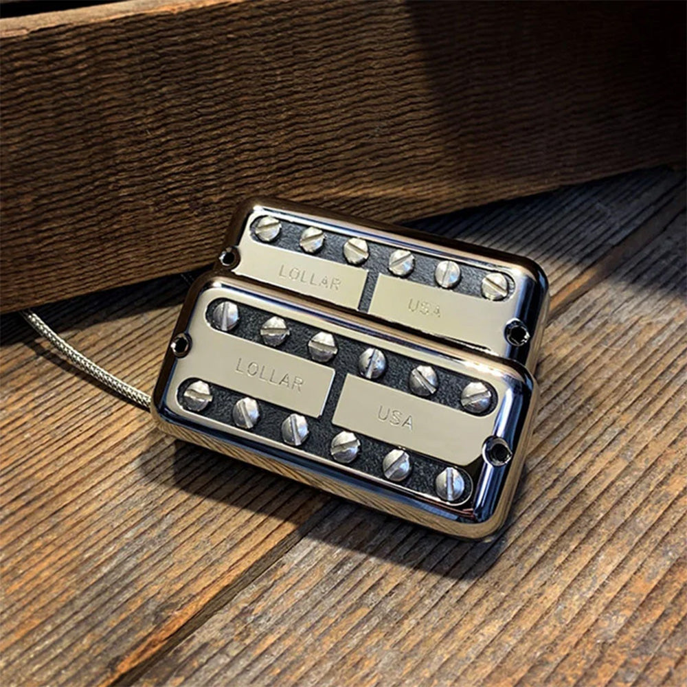 Lollar Lollartron Traditional Vintage Neck Pickup Nickel w/Mount Option B Pickups & Preamps
