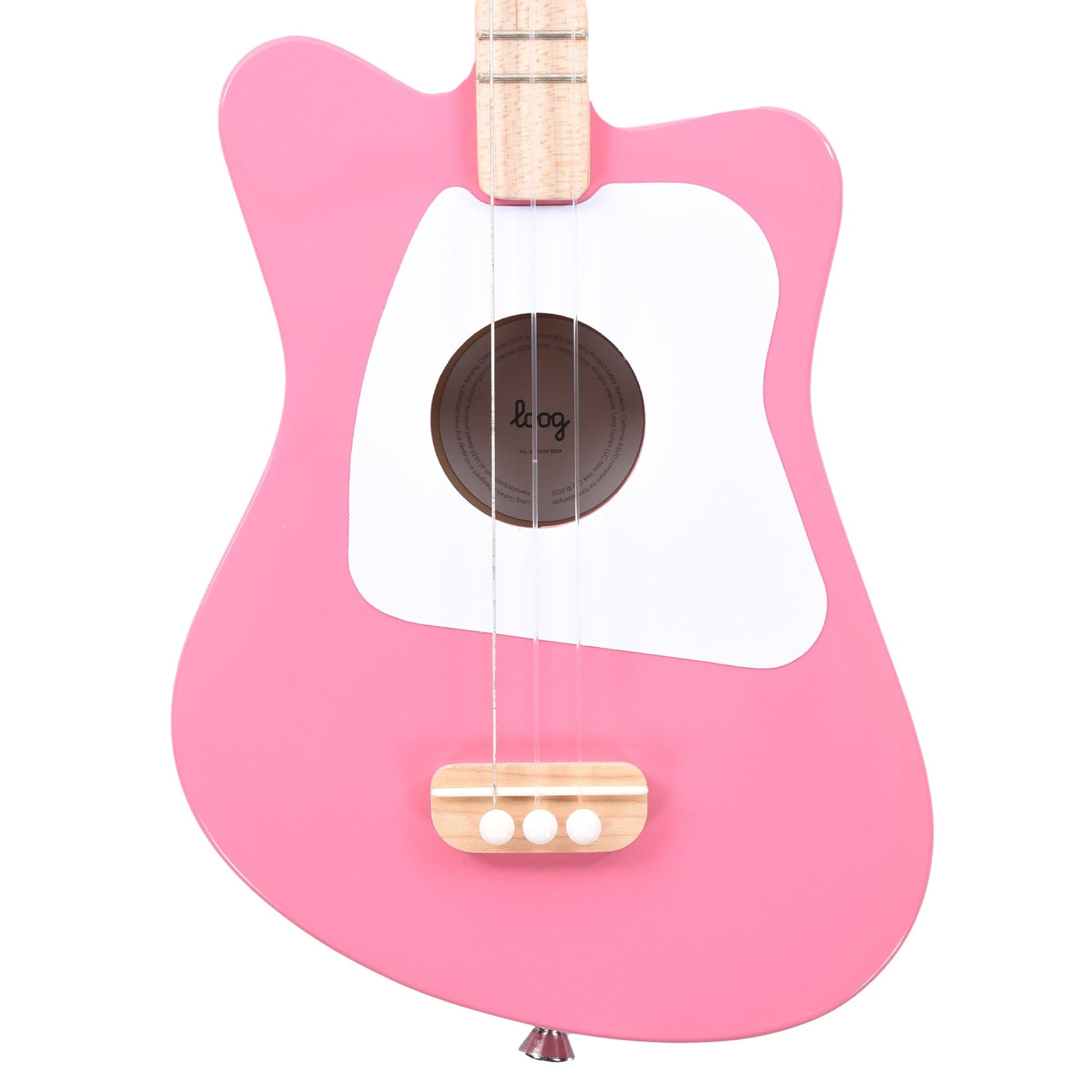 Loog Mini Acoustic Magenta Acoustic Guitars / Classical