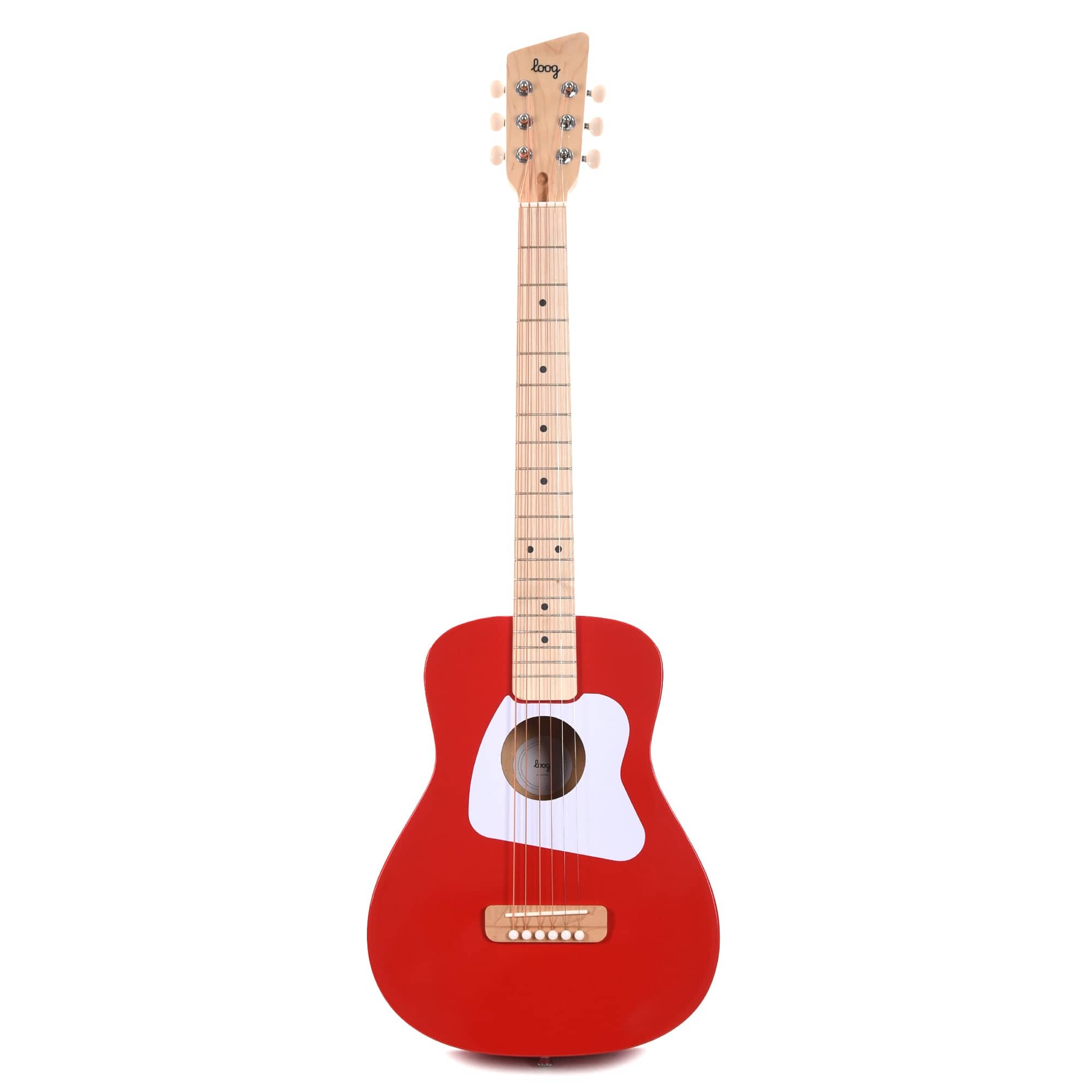 Loog Pro VI Acoustic Red Acoustic Guitars / Classical