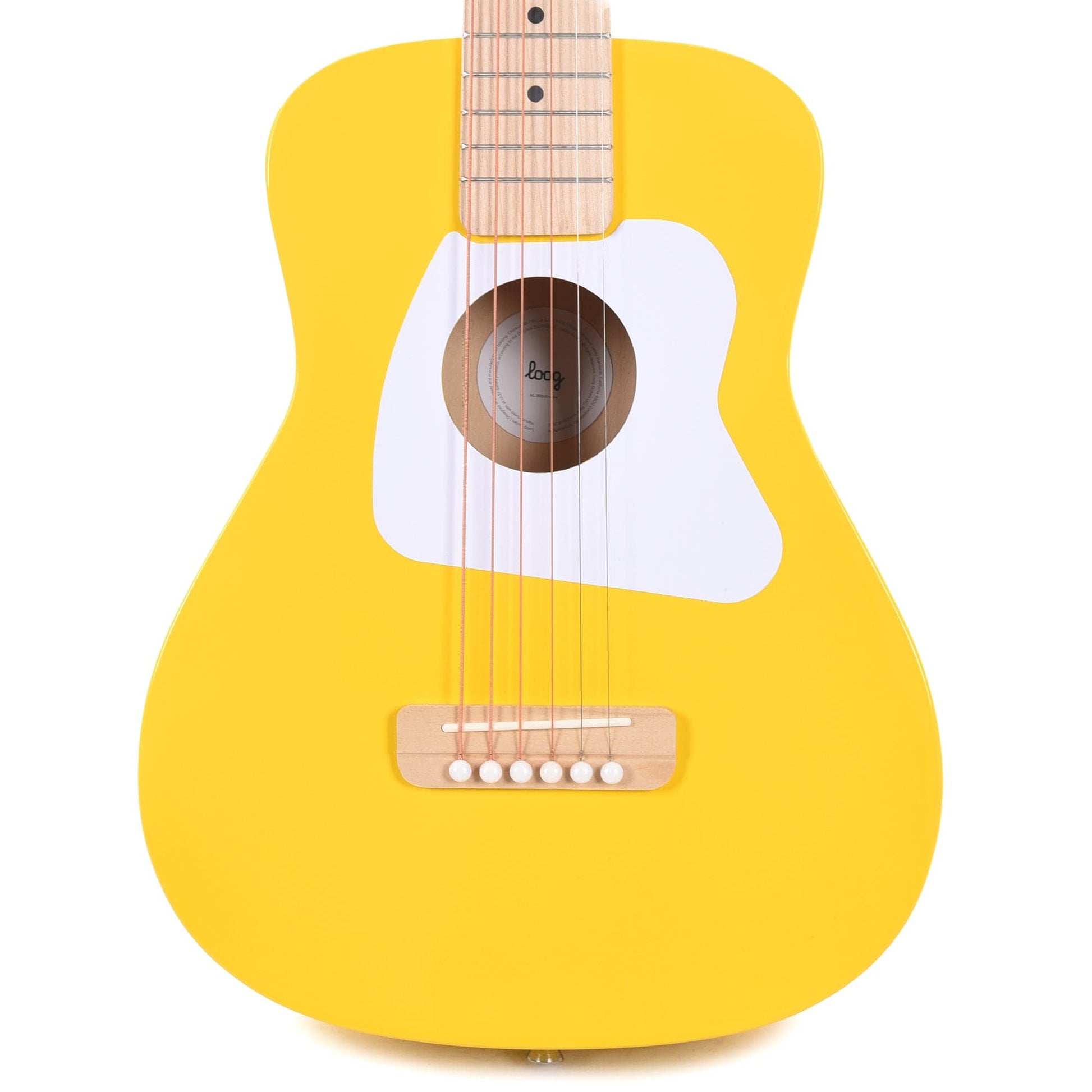 Loog Pro VI Acoustic Yellow Acoustic Guitars / Classical