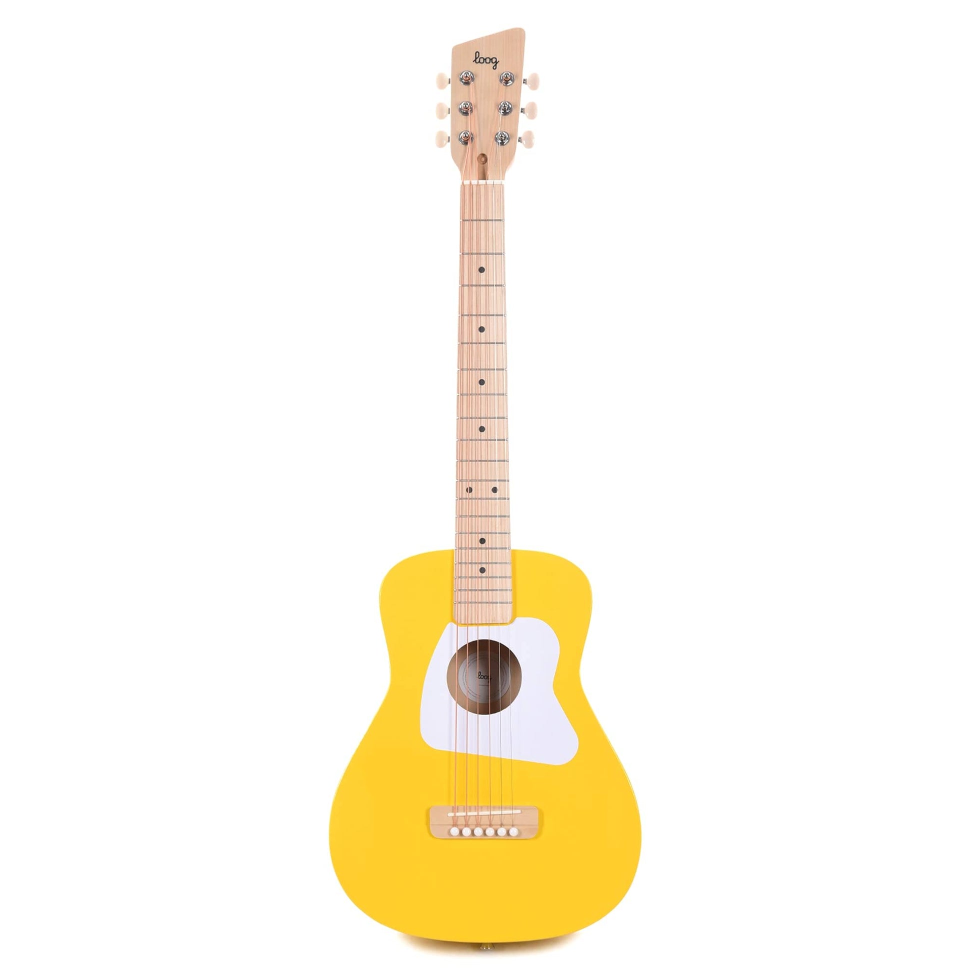 Loog Pro VI Acoustic Yellow Acoustic Guitars / Classical