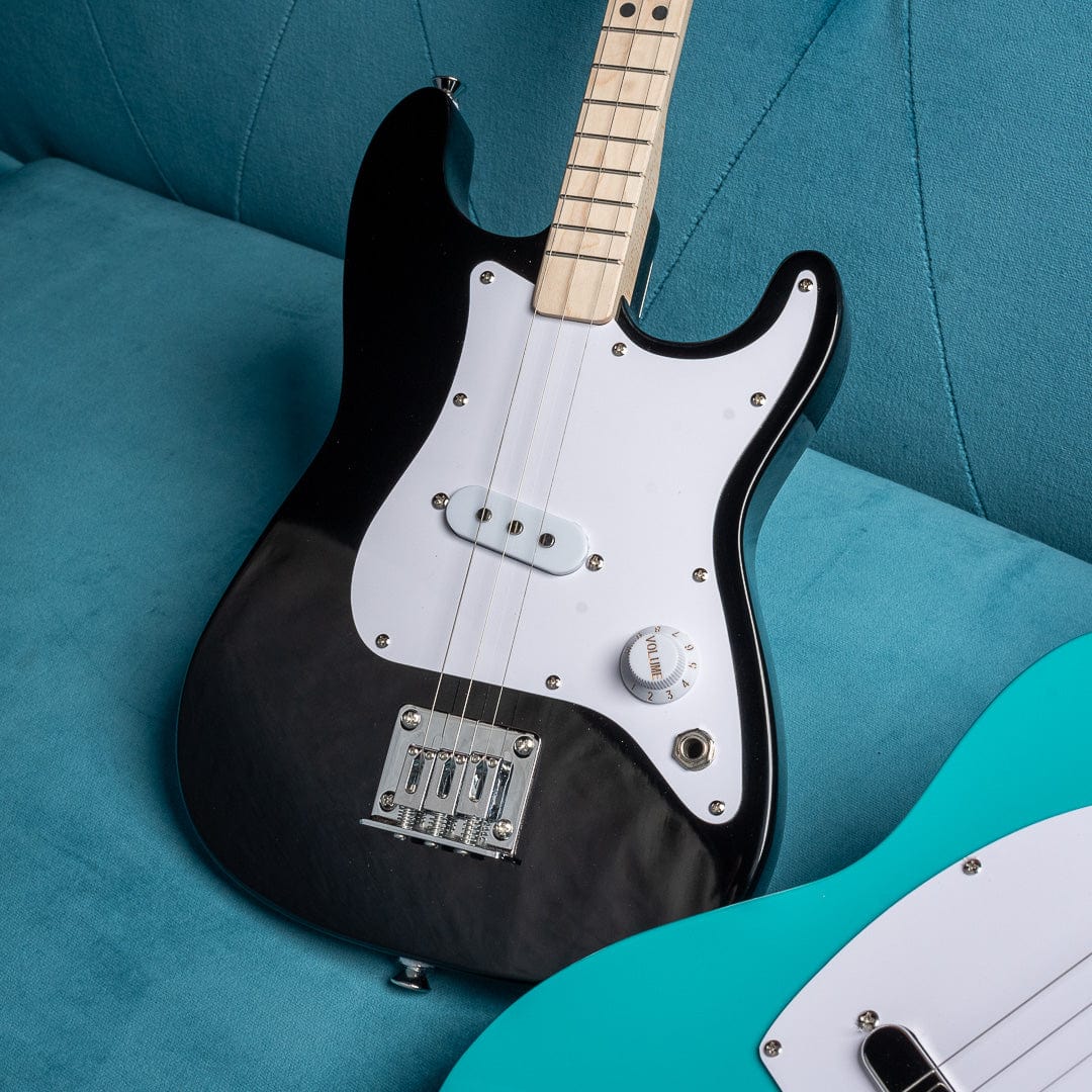 Fender X Loog Stratocaster Black Electric Guitars / Solid Body