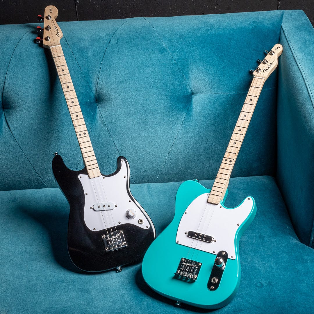 Fender X Loog Stratocaster Black Electric Guitars / Solid Body